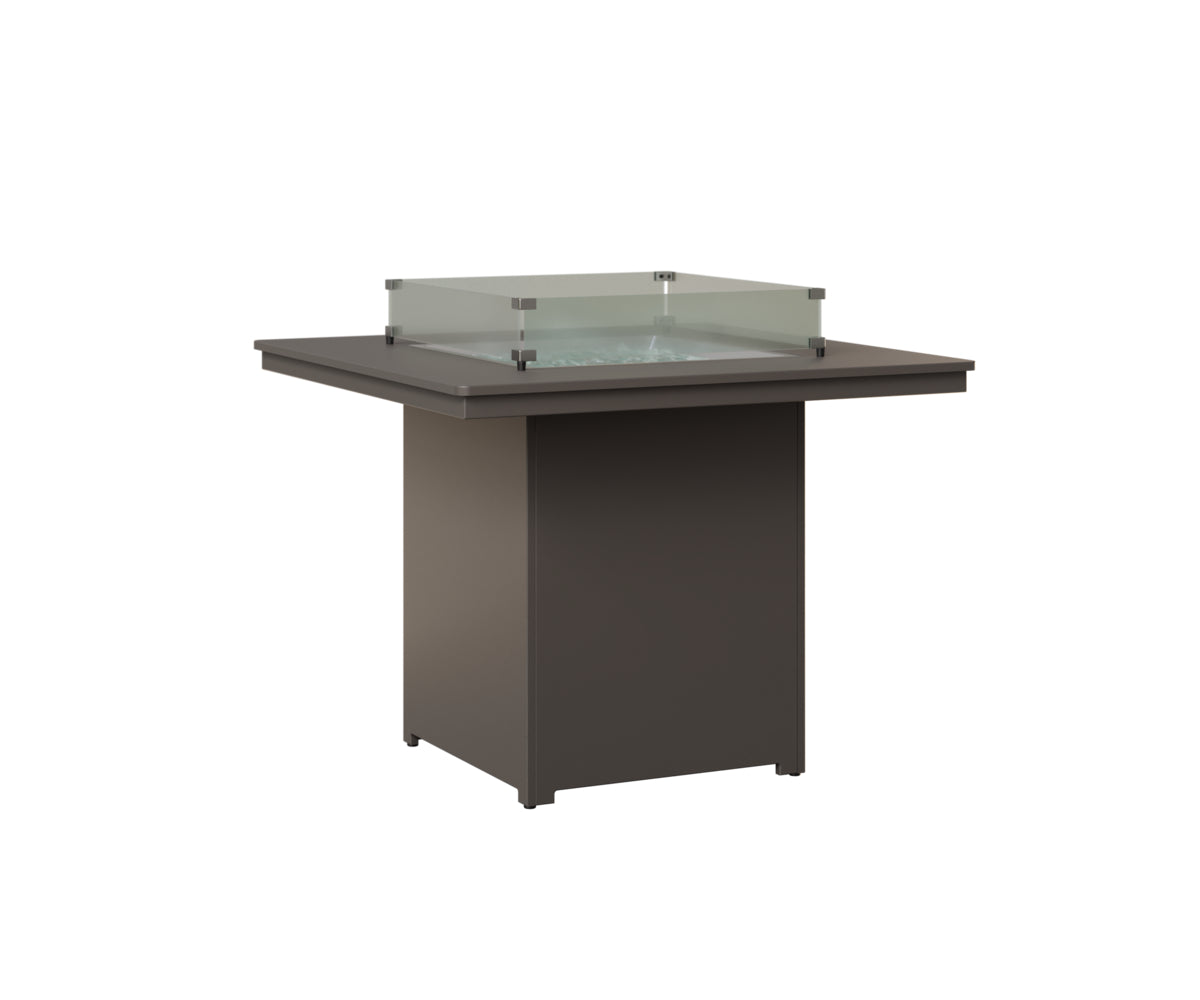 Berlin Gardens Numa Square Fire Pit - Outdoor Counter Height Fire Pit for Patio, Backyard & Garden Gatherings - Perfect for Campfires, BBQs & Entertaining
