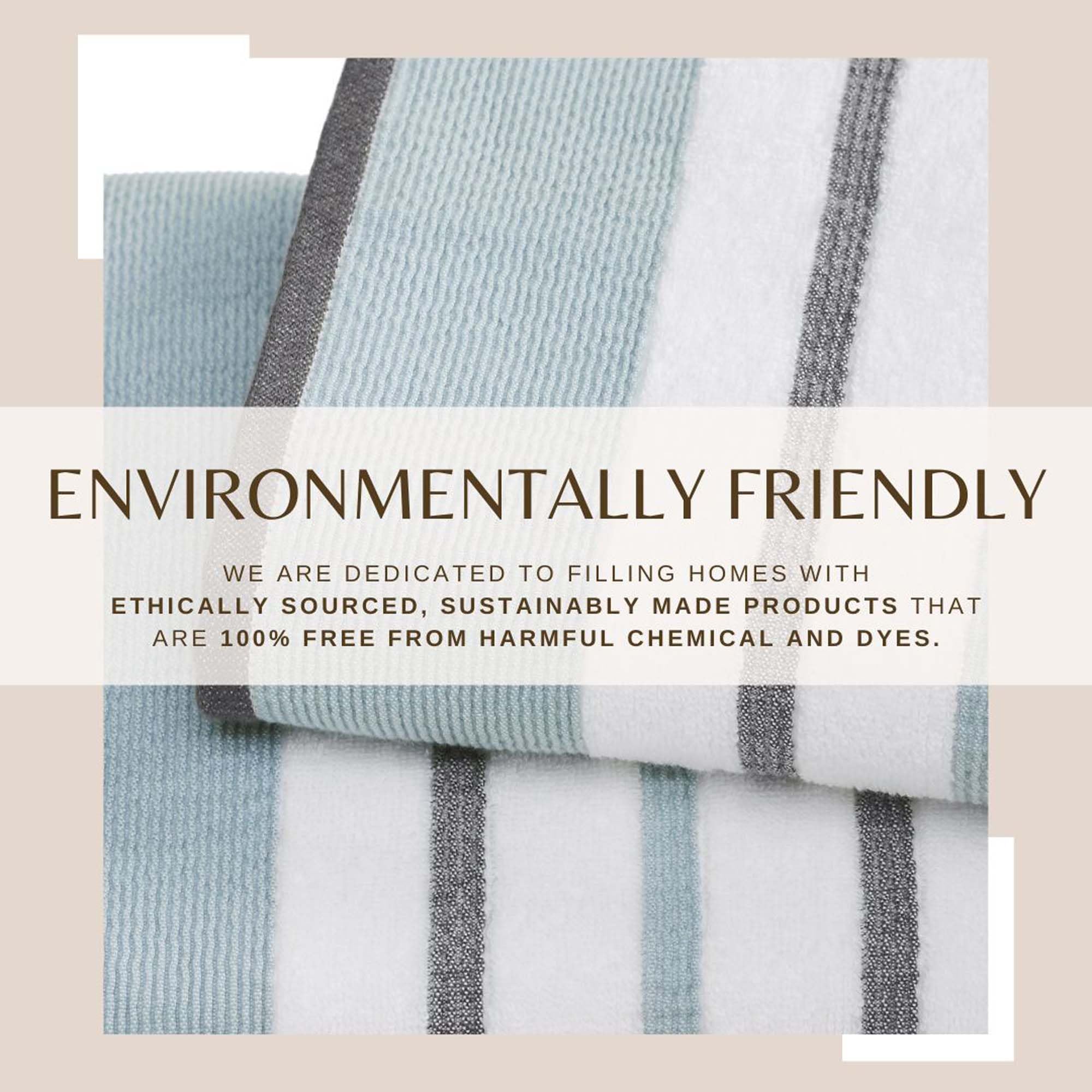 Premium 4-Pack Combed Cotton Hand Towels - Ultra Soft & Absorbent 26x16 Inch Bath Towels for Bathroom Decor - Luxury Spa & Guest Towels (Eucalyptus/Grey) - Perfect for Home, Hotel & Gift Use