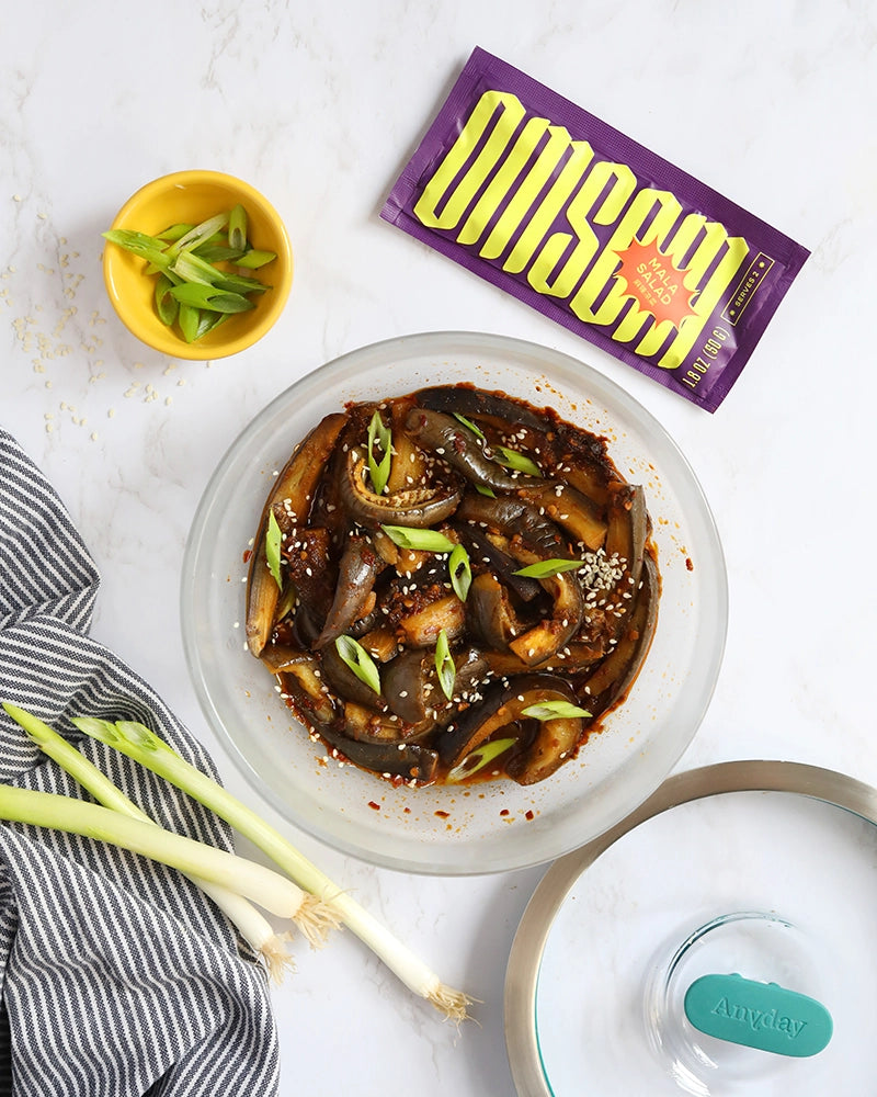 Spicy Chinese Eggplant Stir-Fry Kit by Omsom – Authentic Asian Flavor for Quick & Easy Home Cooking – Perfect for Weeknight Dinners & Meal Prep