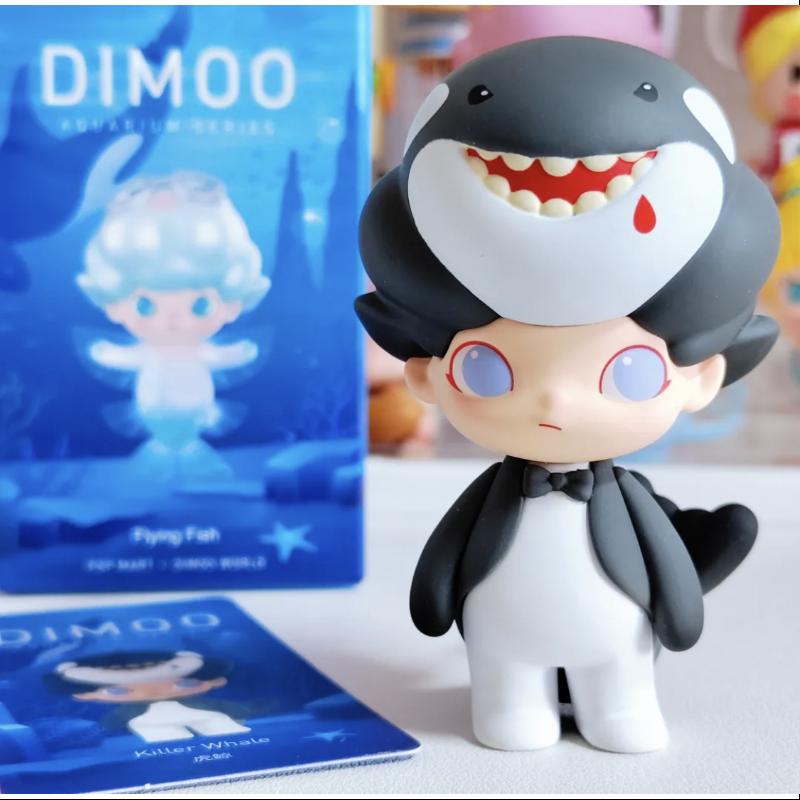DIMOO Aquarium Series Killer Whale Collectible Figure - Cute & Unique Blind Box Toy for Kids & Adults - Perfect for Home Decor, Office Display, and Gift Giving