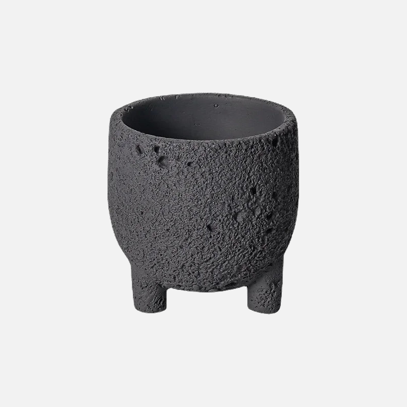 Natural Lava Rock Planter for Succulents & Air Plants - Handcrafted Volcanic Stone Pot for Home & Office Decor - Perfect for Indoor Gardens, Terrariums, and Zen Spaces