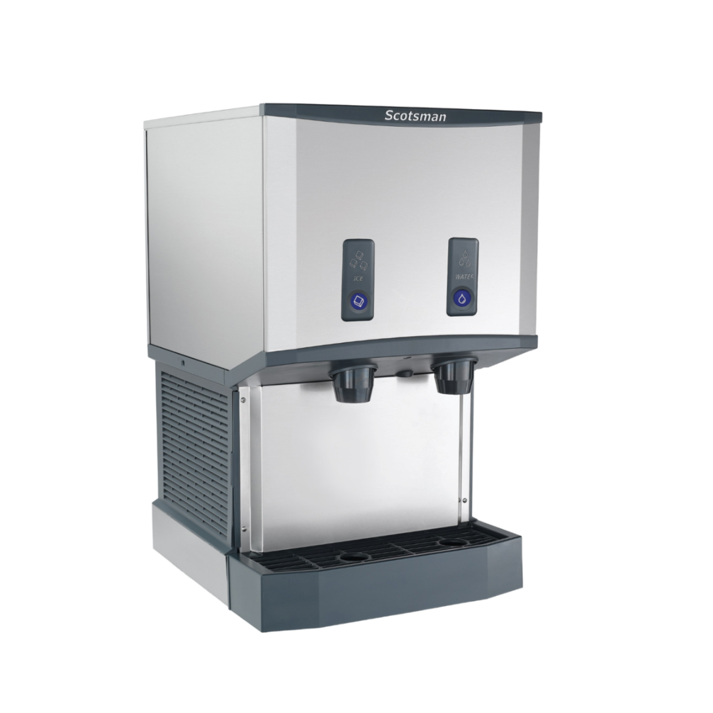 Scotsman Meridian 500 lb Countertop Nugget Ice Maker with Water Dispenser - 25 lb Storage Bin, Air Cooled System - Perfect for Restaurants, Bars, and Home Use