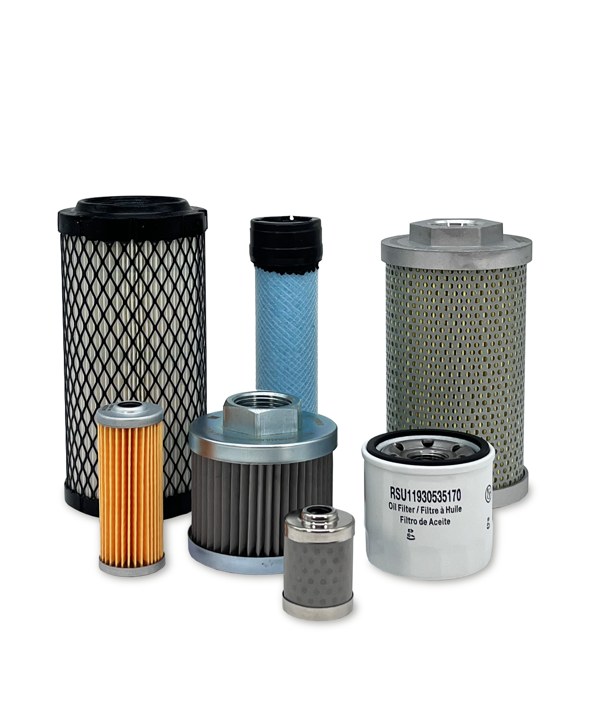 HERO® Maintenance Filter Kit for Takeuchi TB216 Excavator | Air, Oil & Fuel Filters | Heavy Equipment Replacement Parts | Construction & Landscaping Use