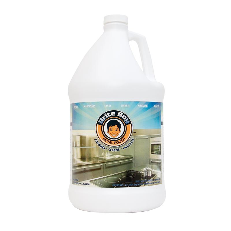 Brite Boy Metal Polish & Cleaner - Premium Stainless Steel, Chrome & Aluminum Polish - Restores Shine & Removes Tarnish - Ideal for Cars, Motorcycles, Jewelry & Kitchenware