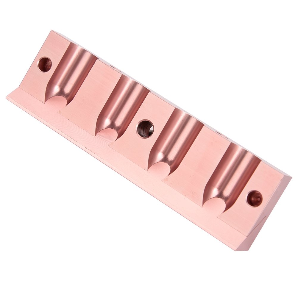 ANGGREK 12.1 DIY Lipstick & Lip Balm Maker Kit - Rose Gold Aluminum Alloy Beauty Tool with 4 Holes for Home Cosmetic Creation | Perfect for DIY Lip Care & Gift Making