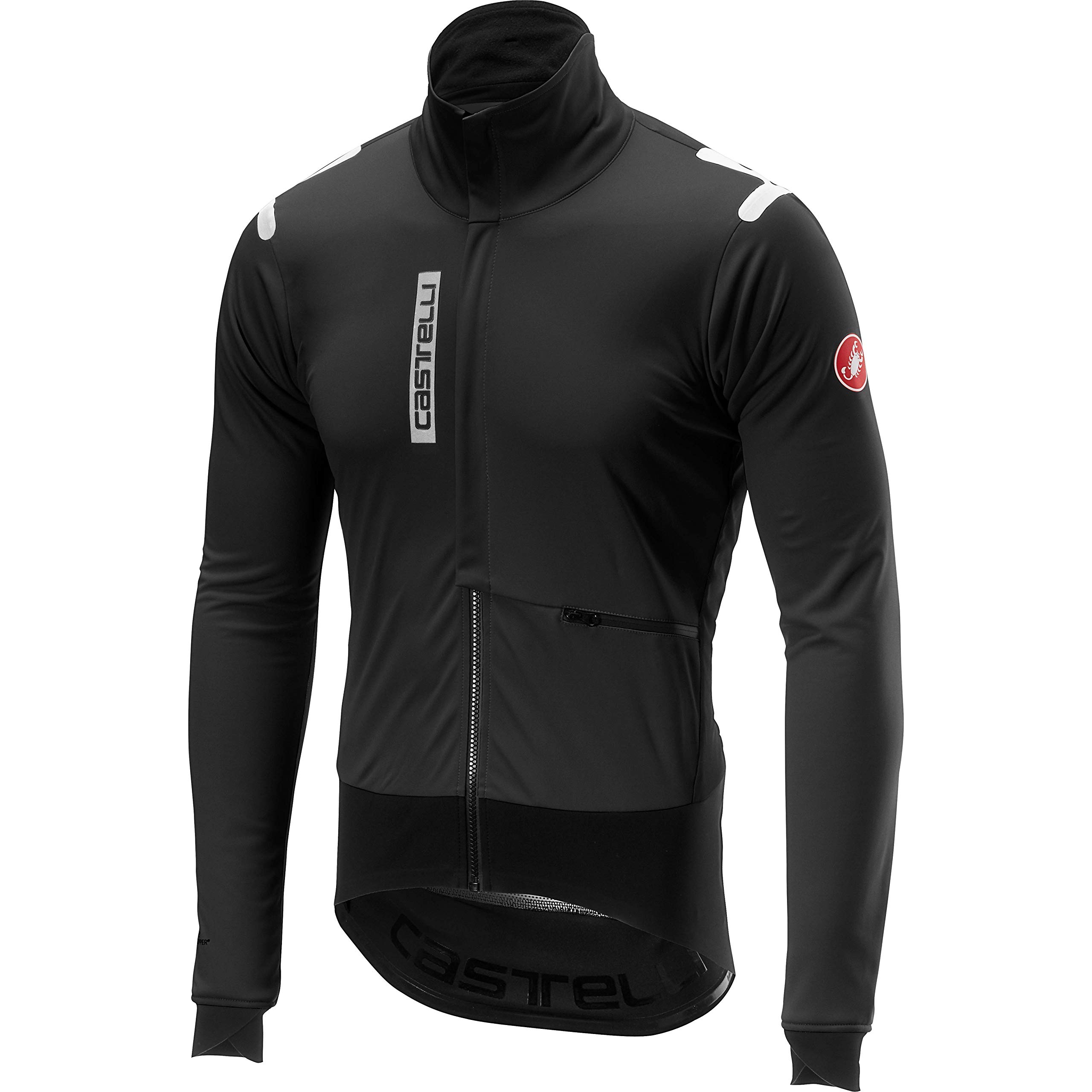 Castelli Men's Alpha ROS Jacket - Lightweight Cycling Windbreaker for Cold Weather Riding | Perfect for Road Biking, Commuting & Outdoor Sports