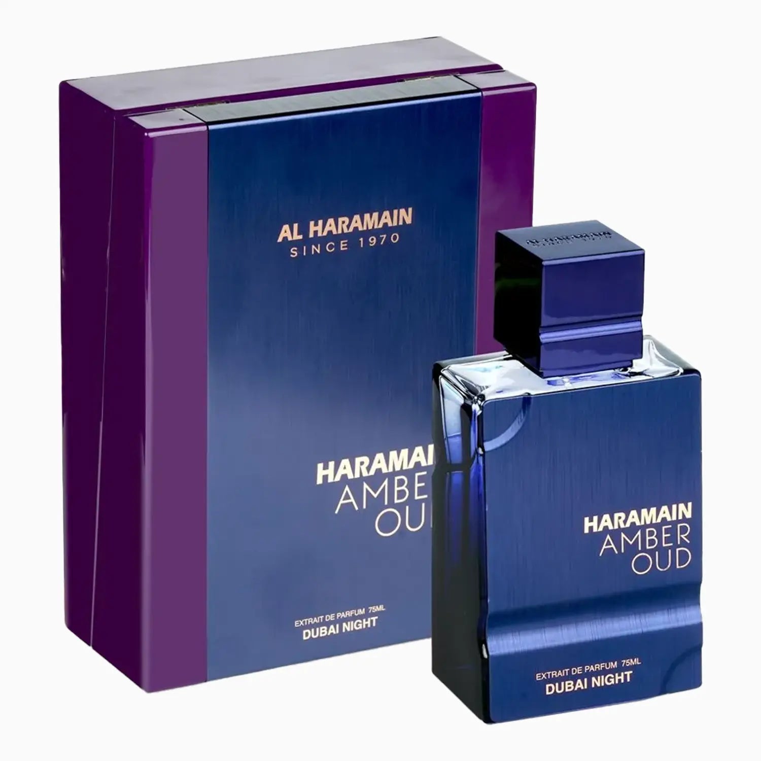 Amber Oud Dubai Night Eau de Parfum Spray 2.53 Oz for Women & Men - Luxury Arabic Perfume for Evening Events, Date Nights & Special Occasions