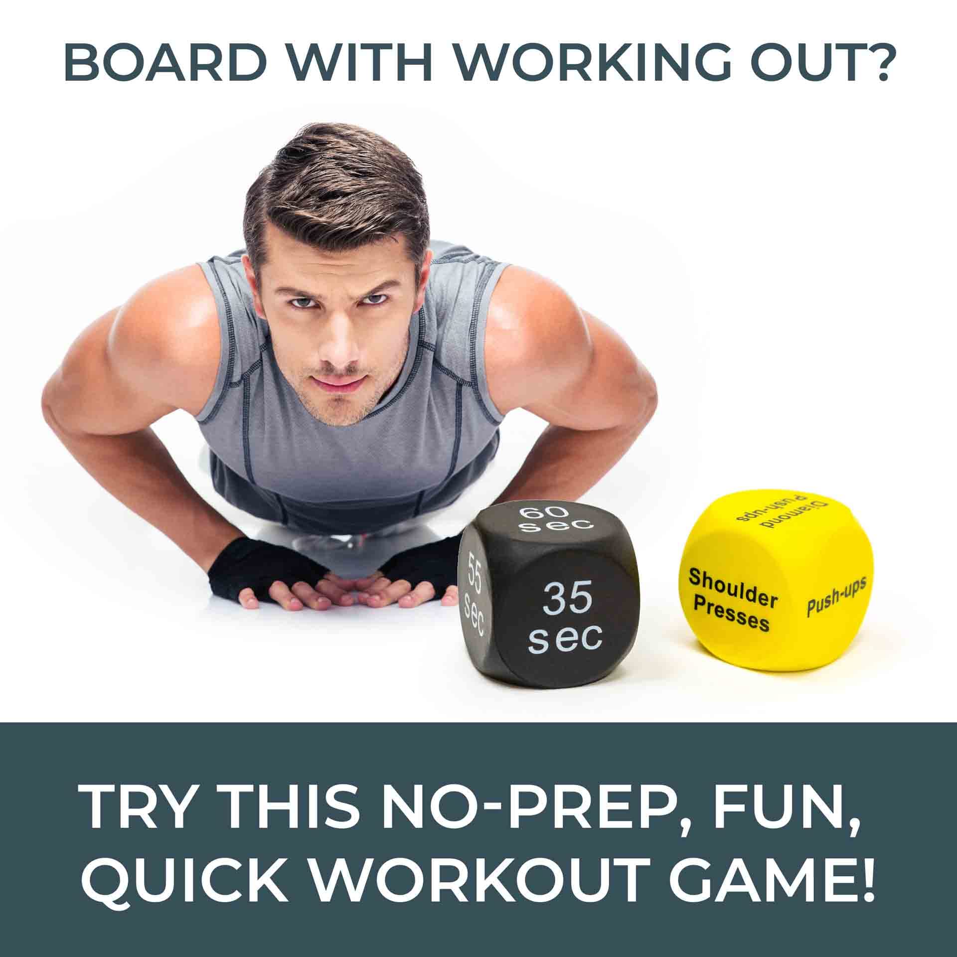 Beartooth Roll 6 Exercise Dice - Fitness & Crossfit Workout Equipment for Gym & Home Training
