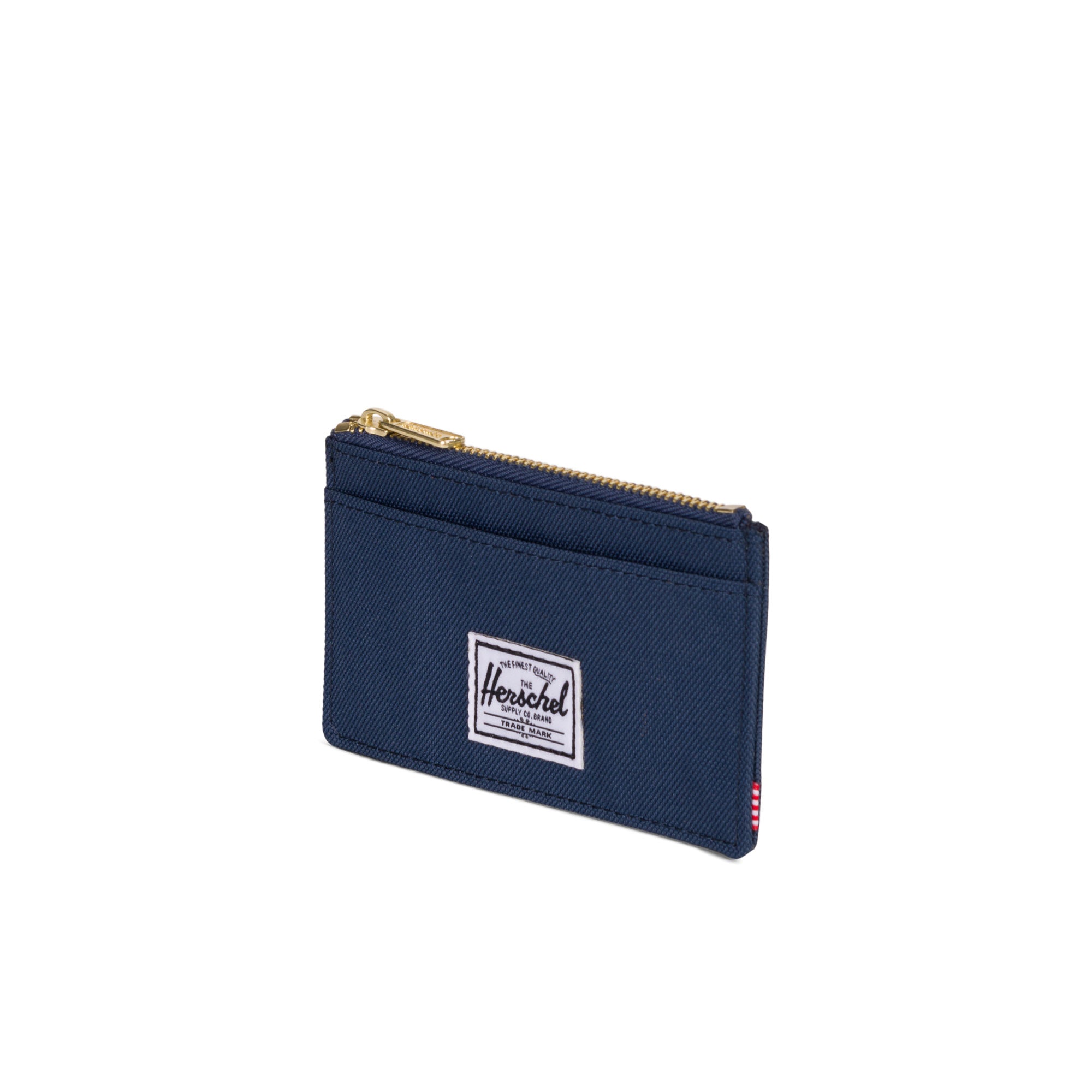Herschel Oscar Wallet for Men - Slim RFID Blocking Bifold Wallet in Navy Blue | Perfect for Everyday Use, Travel & Business