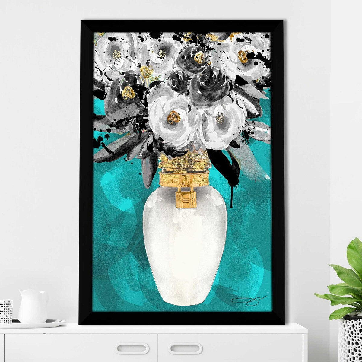 Always Fresh Blue by Jodi - Premium Acrylic Wall Art Print for Home & Office Decor - Perfect for Living Room, Bedroom, or Gift Giving
