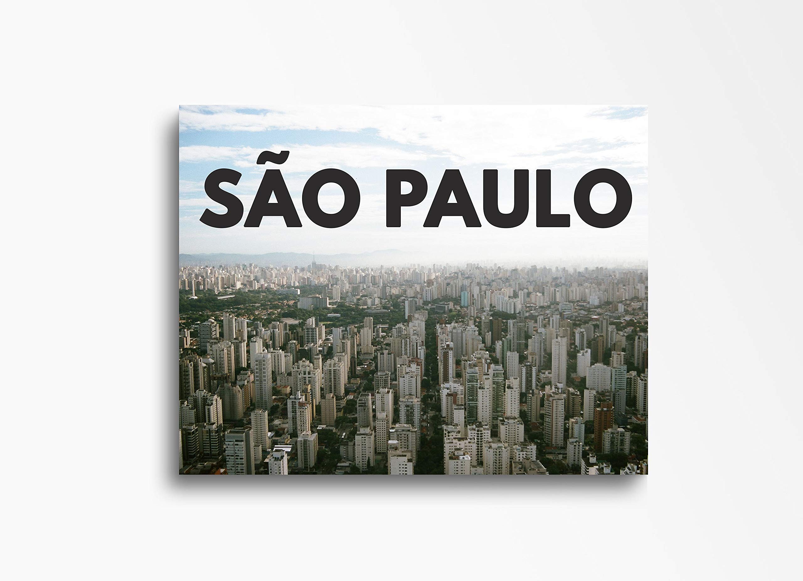 Sao Paulo Skyline Canvas Wall Art - 30x40 Inches Downtown Cityscape Print, Ready to Hang Home Decor for Living Room, Bedroom, Office | Perfect for Modern Interior Design & Gift Ideas