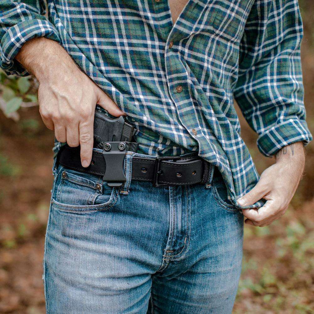 Tactical Belt 1.5 Inch - Heavy Duty Nylon Military Belt for Men - Adjustable Blackout Tactical Gear for Outdoor, Hiking, EDC & Survival