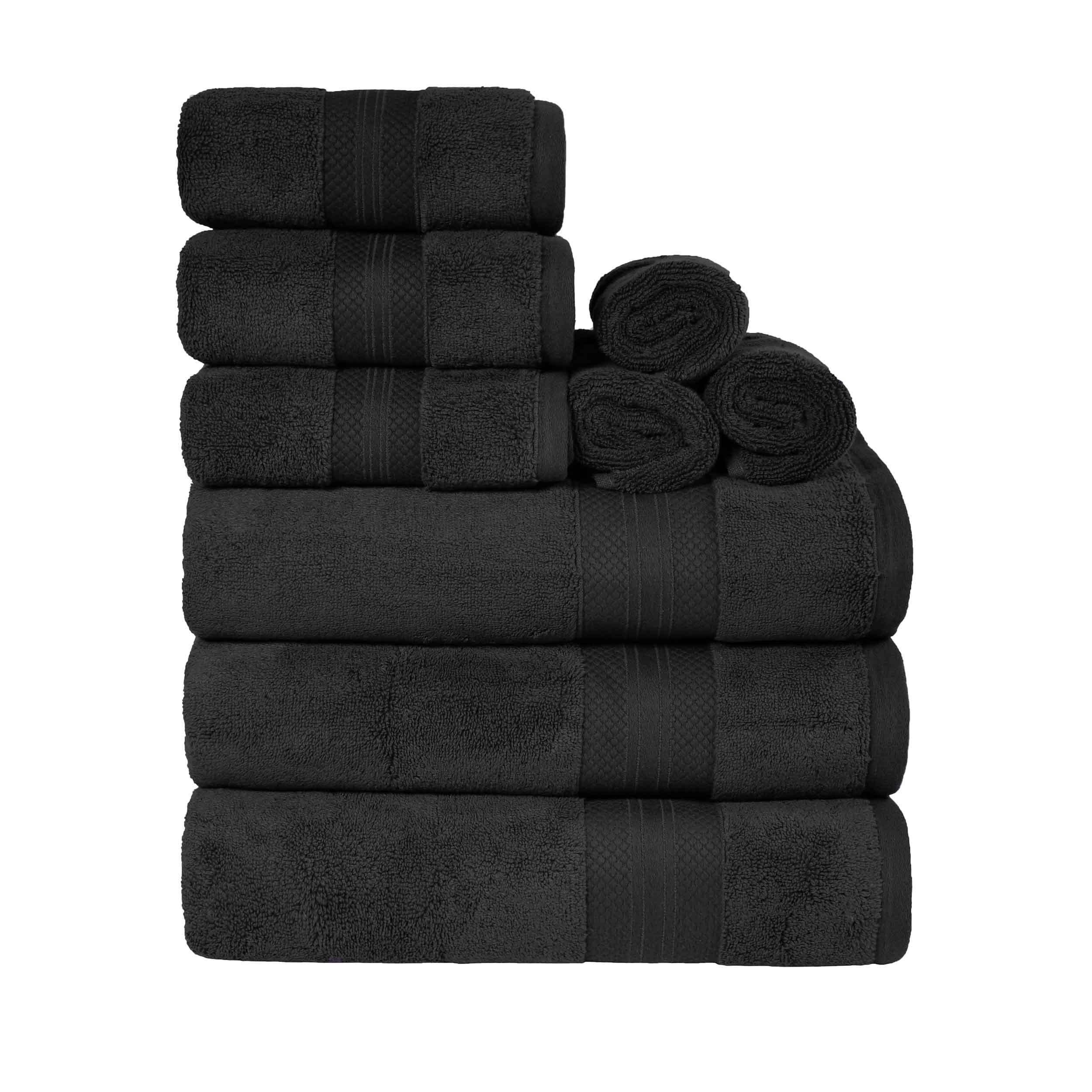 Premium 9-Piece Turkish Cotton Towel Set - Ultra Soft, Highly Absorbent Bath & Beach Towels for Spa, Pool, Gym & Luxury Home Use