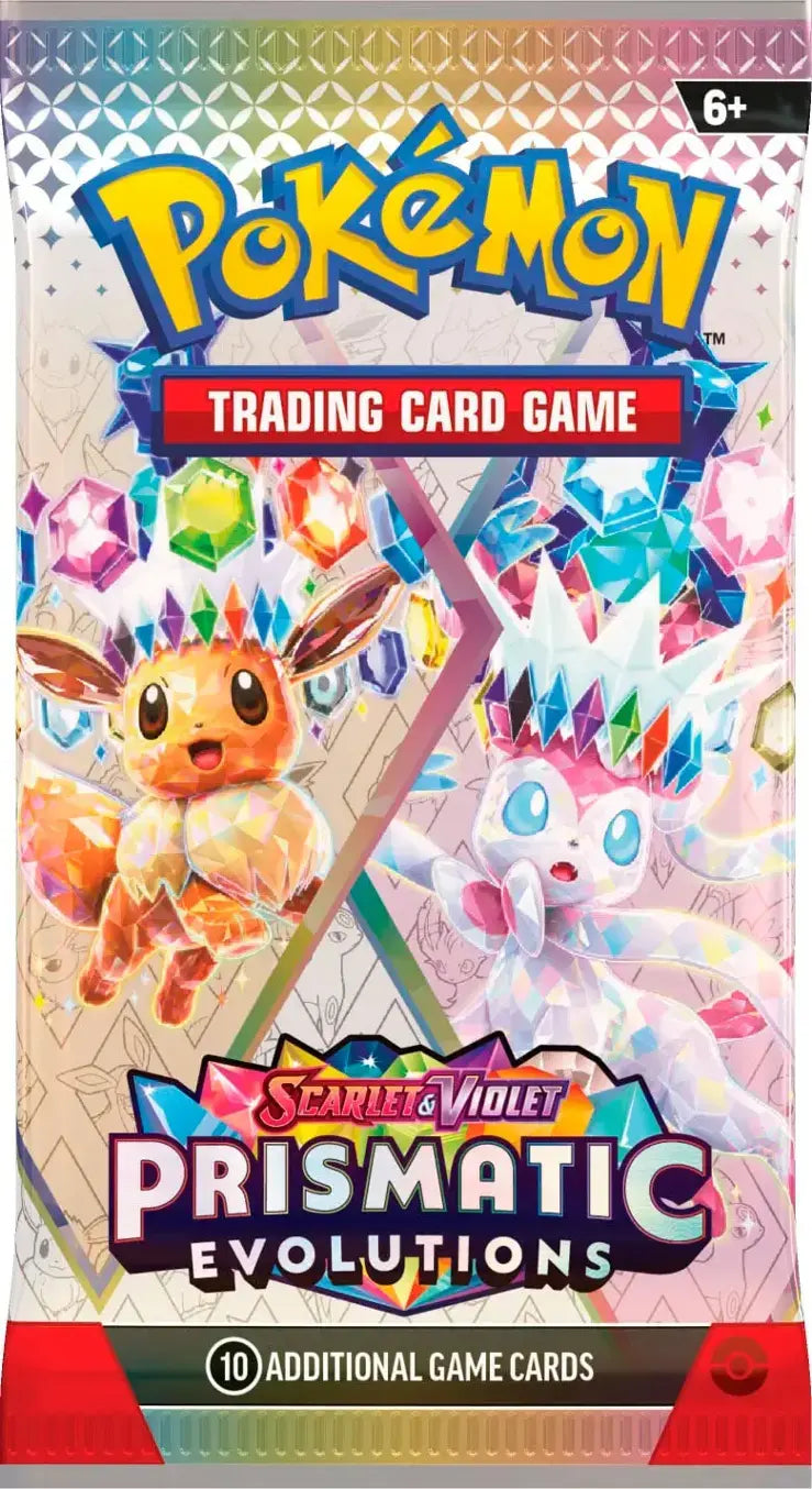 Pokemon TCG: Scarlet & Violet Prismatic Evolutions Elite Trainer Box (ETB) - 36 Packs, Sleeves & Dice | Collectible Trading Card Game for Players & Fans | Perfect for Tournaments, Gifts & Display