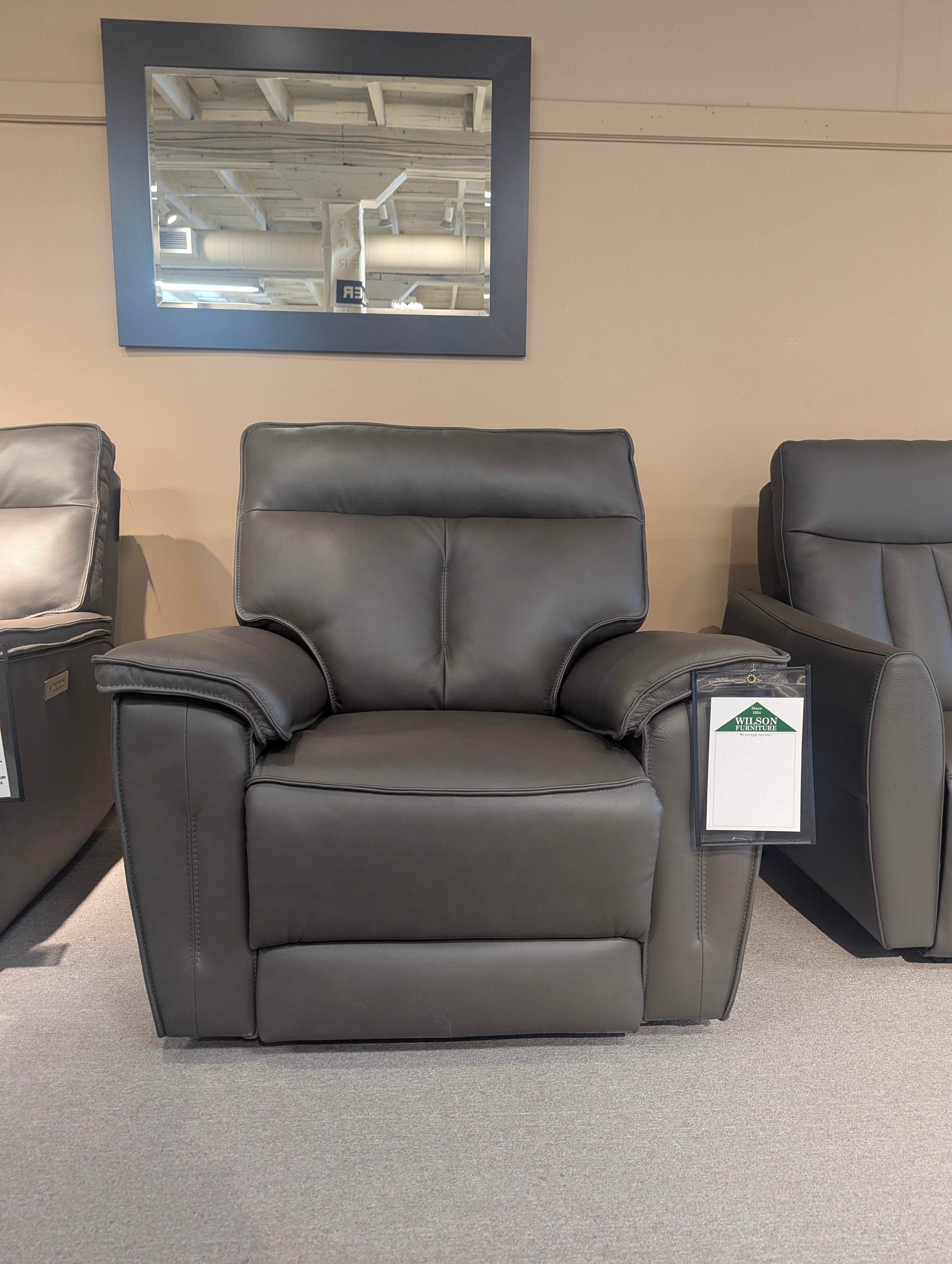 Oakley Power Reclining Sofa with Adjustable Headrest & Lumbar Support - Zero Gravity Recliner Chair for Living Room, Home Theater & Relaxation