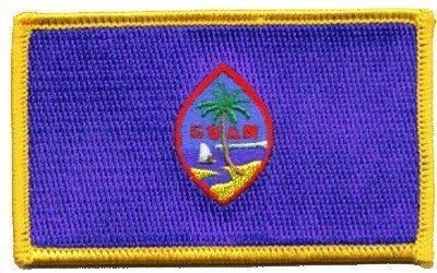 Guam Iron-on Embroidered Patch - Custom Military Style Badge for Jackets, Hats, Bags & DIY Crafts - Perfect for Uniforms, Vests & Backpacks