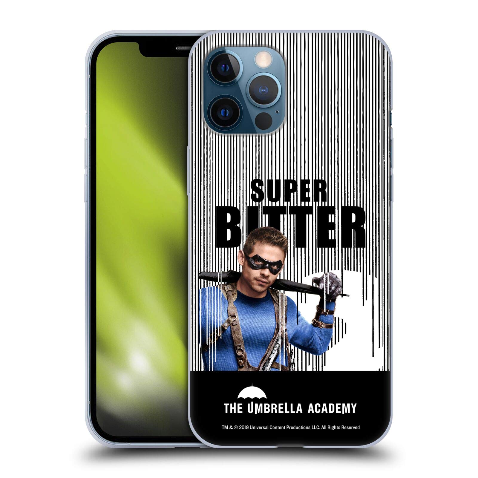 Officially Licensed The Umbrella Academy Diego Poster 2 Soft Gel Phone Case for Apple iPhone 12 Pro Max - Durable Protection with Unique Design, Perfect for Fans, Gifts, and Everyday Use