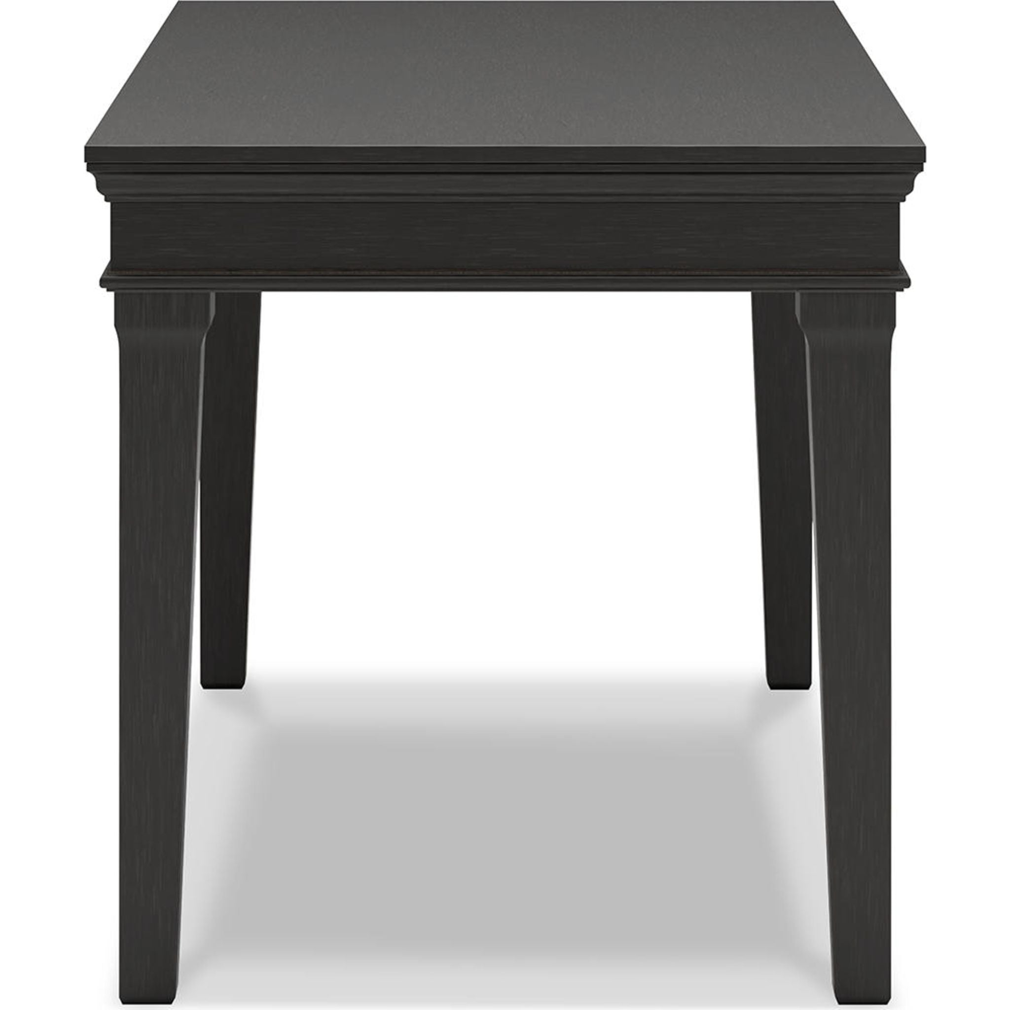 Beckincreek Black Office Desk - Modern Writing Desk for Home & Office Workspace, Study, and Small Spaces