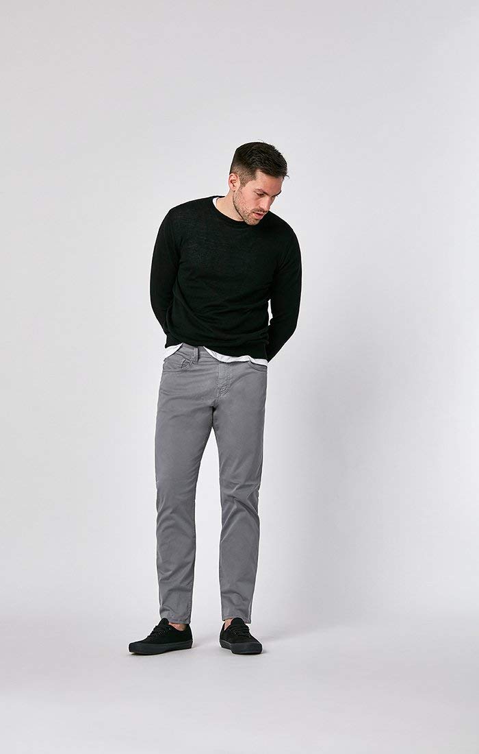 Mavi Matt Classic Men's Straight Leg Pants - Mid-Rise Relaxed Fit Work Pants for Men | Comfortable Office Wear & Casual Everyday Pants
