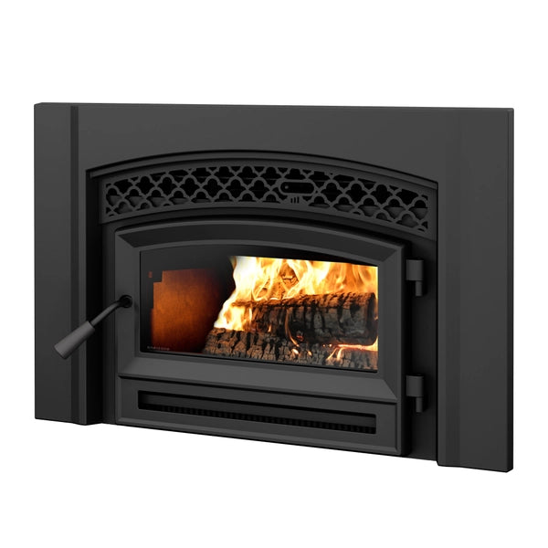 Enerzone Destination 1.9 Wood Burning Stove Insert - High Efficiency Fireplace Insert for Home Heating - Perfect for Living Rooms, Cabins & Winter Warmth