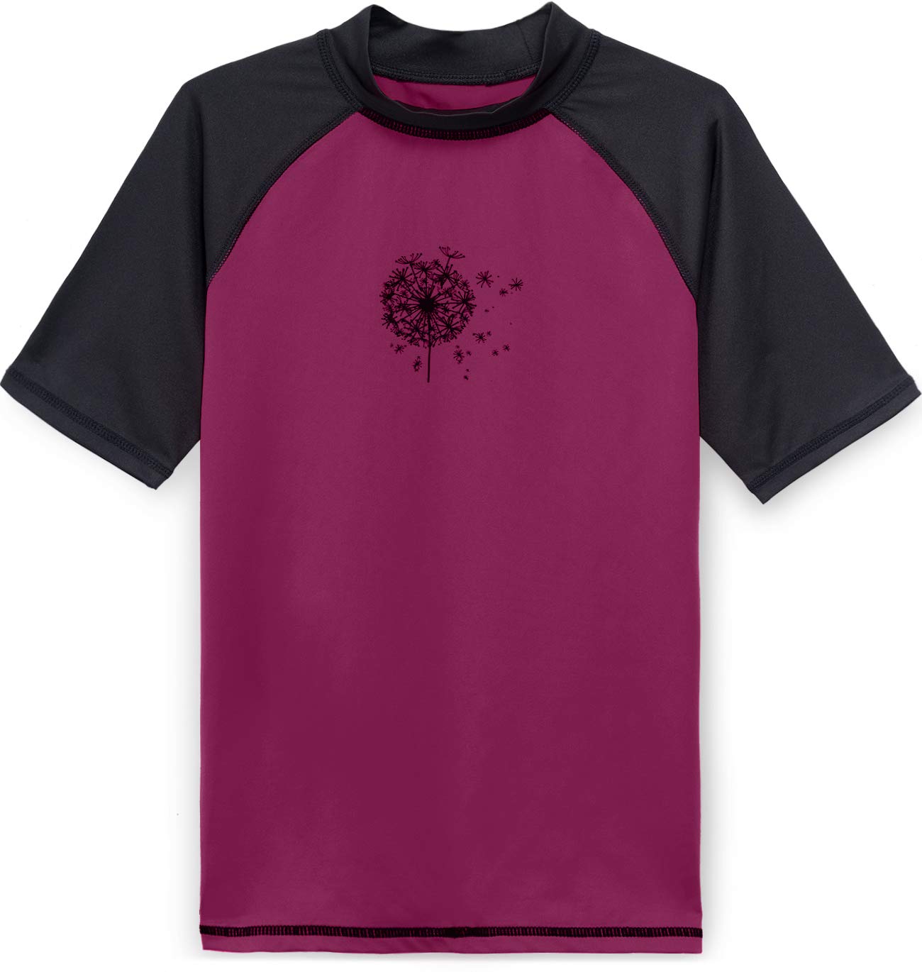 TSLA UPF 50+ Kids Sun Protection Rash Guard - Short Sleeve UV Swim Shirt for Boys & Girls - SPF Surf & Water Shirt for Swimming, Beach, Pool & Outdoor Activities