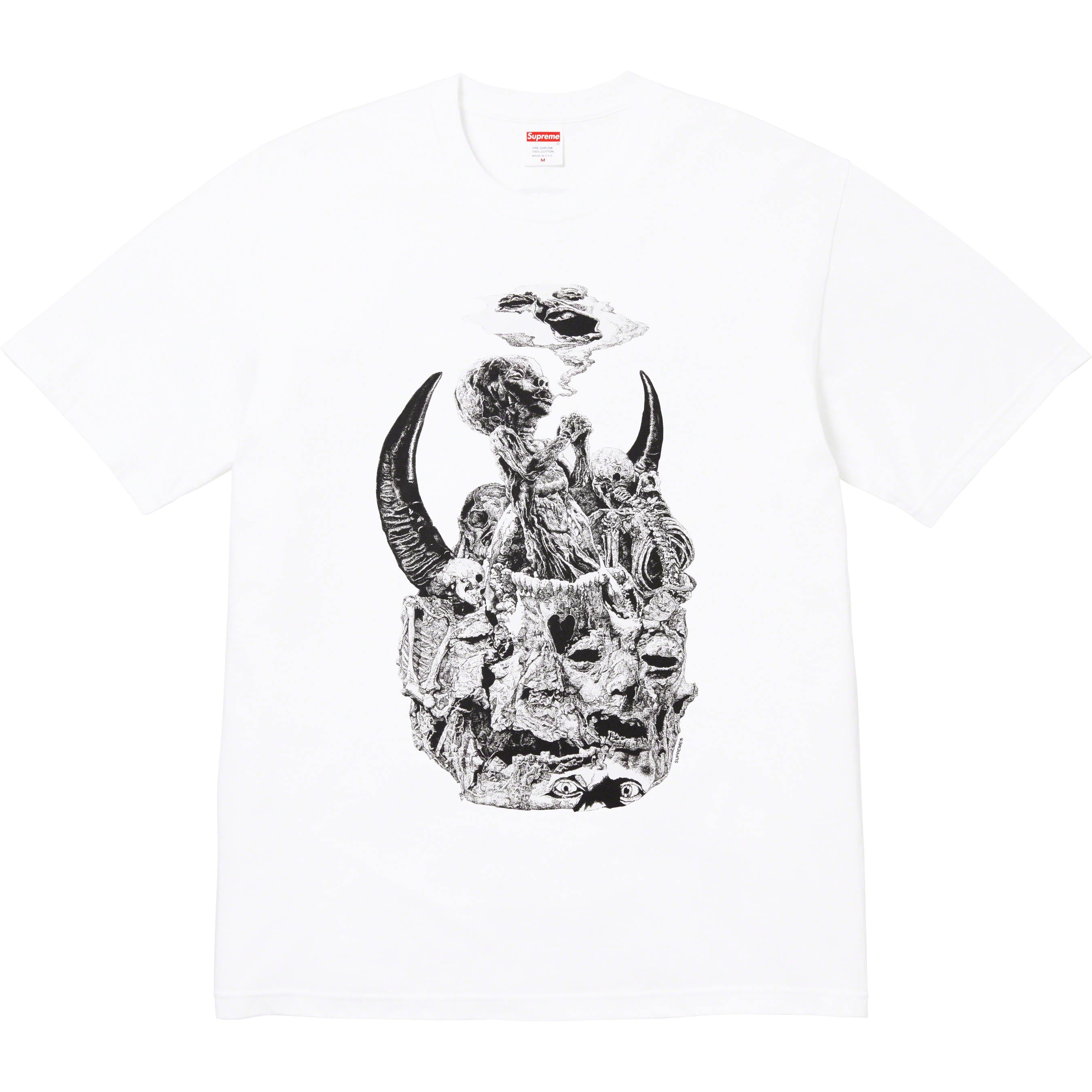 Supreme Mutants Graphic T-Shirt for Men - White Cotton Short Sleeve Tee - Streetwear Fashion & Casual Wear
