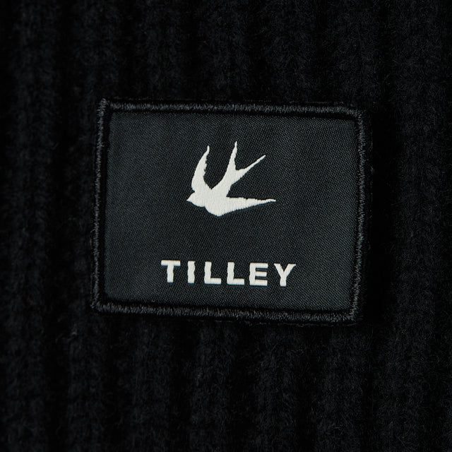 Tilley Alpine Beanie - Warm Winter Knit Hat for Men & Women - Soft Fleece Lined Cold Weather Cap for Skiing, Hiking & Outdoor Activities