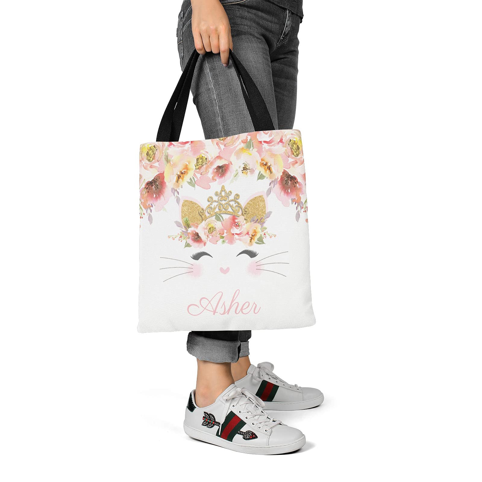 Personalized Car-Themed Canvas Tote Bags - Eco-Friendly Reusable Shopping Bags for Women & Men - Perfect for Grocery Shopping, Travel, School & Work - Great Gift Idea for Car Lovers