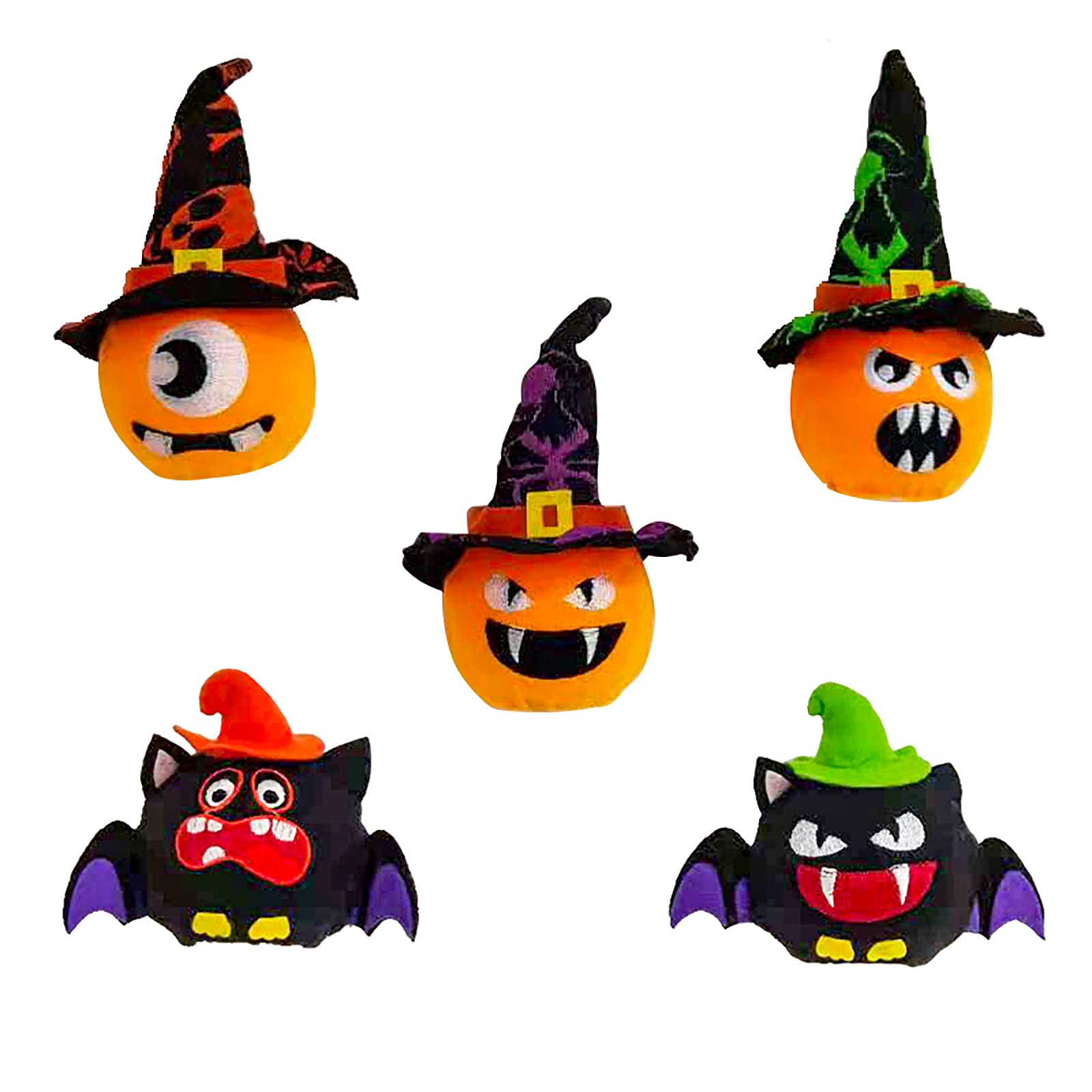 Halloween Ball Light Pendant - Bat & Pumpkin Acrylic Decor for Indoor/Outdoor, Christmas Tree & Home Decoration | Perfect for Parties, Porch, Yard & Seasonal Displays