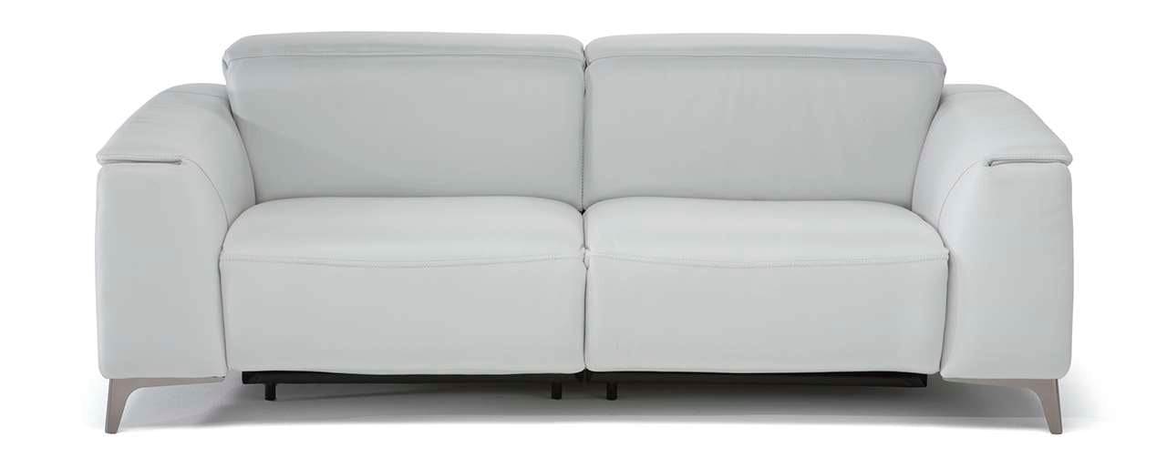 NATUZZI Editions C074 Trionfo Triple Motion Recliner Sectional Sofa - 3-Seater Power Reclining Living Room Couch with Adjustable Headrest & Lumbar Support | Perfect for Home Theater, Family Room & Lounge Relaxation