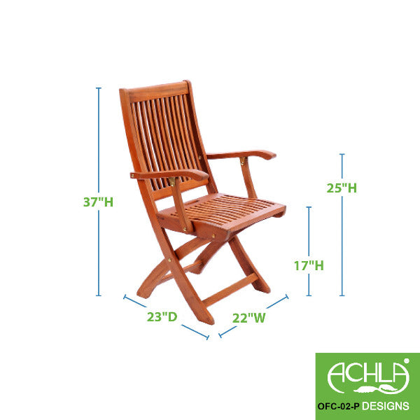 Best Folding Chair with Arms - Portable & Comfortable Camping, Outdoor, and Home Use - Lightweight and Sturdy for Patio, Picnic, and Events