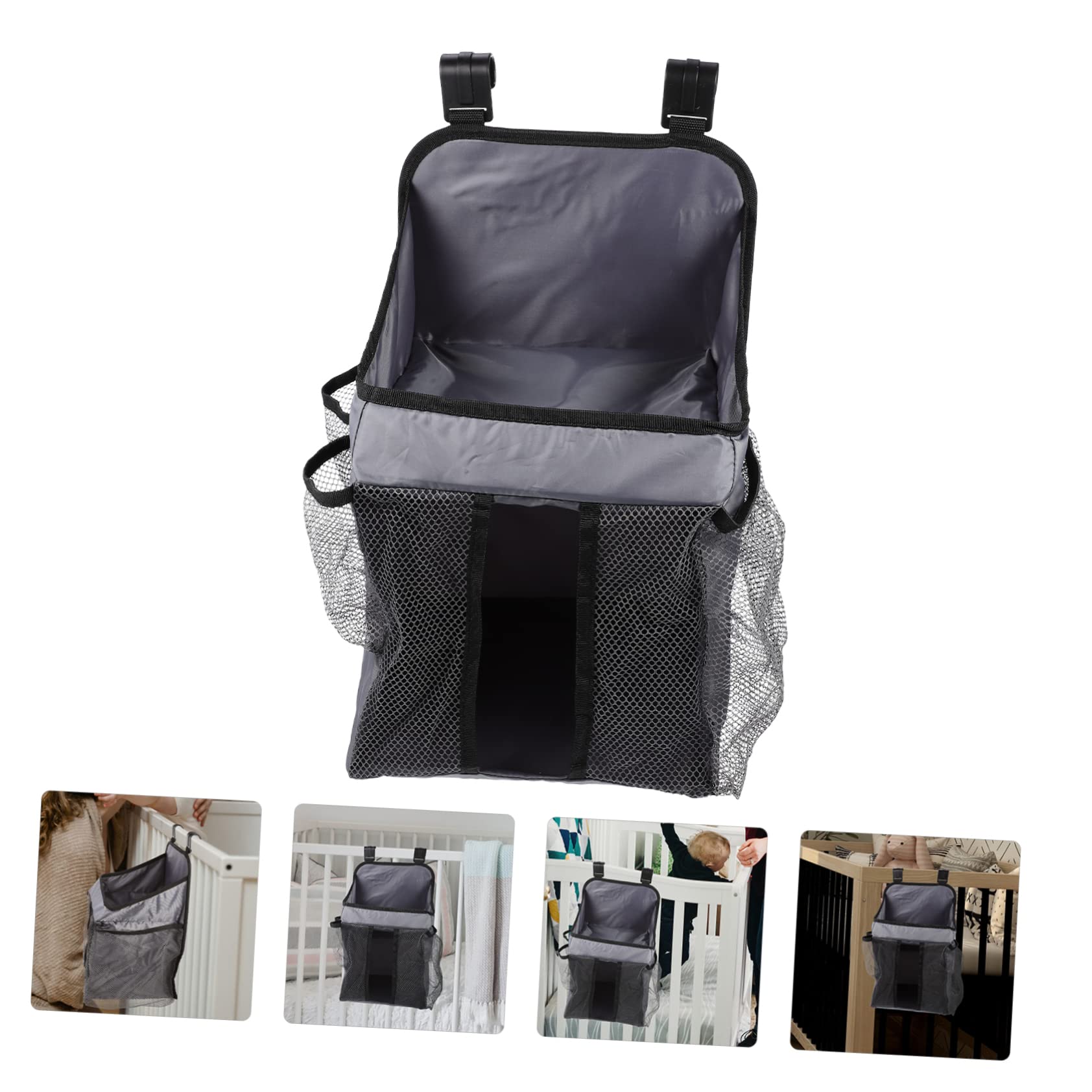 BIUDECO Diaper Storage Organizer - Compact Nursery Organizer for Diapers & Wipes - Perfect for Baby Changing Stations, Travel & Home Organization