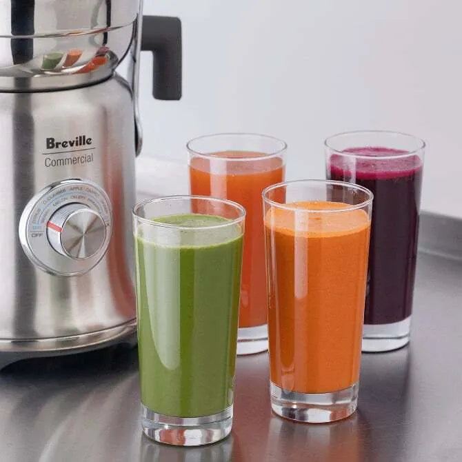 Breville Commercial Juice Fountain XL Pro - High-Speed Juicer for Fruits & Vegetables - Perfect for Home, Restaurant & Juice Bar Use