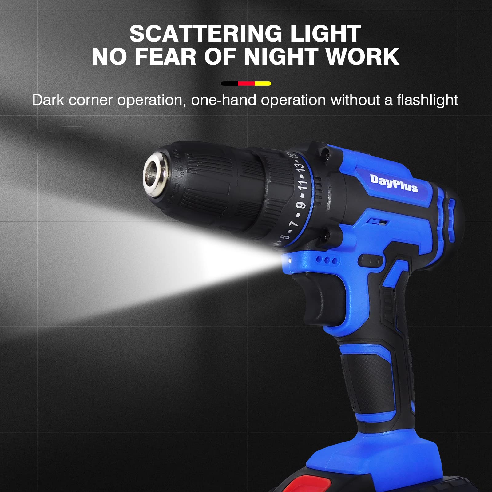 21V Brushless Cordless Drill/Driver Kit with 1.5AH Li-ion Battery & Fast Charger - 3/8