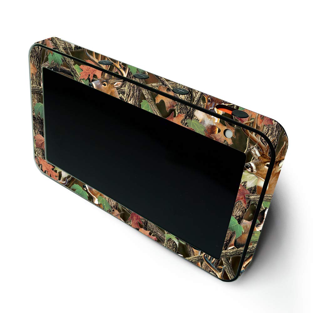 MightySkins Protective Vinyl Wrap Skin for Amazon Echo Show 5 (1st & 2nd Generation) - Buck Camo Design | Easy to Apply & Remove | Durable USA-Made Cover | Perfect for Home, Office & Gaming Setup Protection