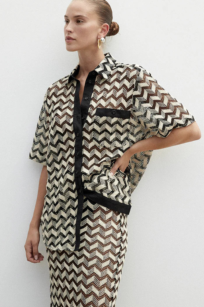 Brandy Black Shirt for Women - Stylish Casual Blouse for Everyday Wear & Office Outfits