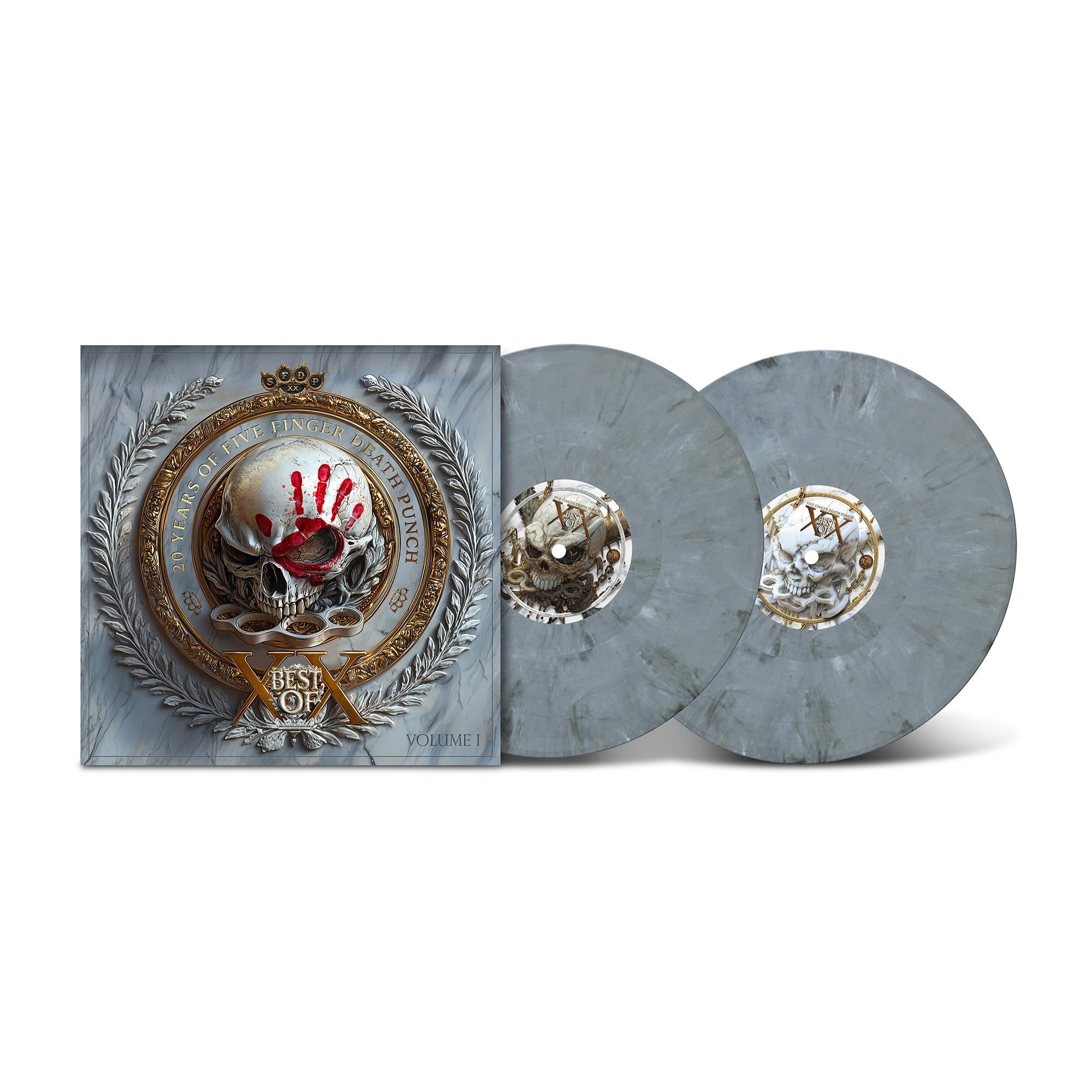 Five Finger Death Punch - 20 Years Best Of Volume 1 (Recycled Slate Vinyl) | Limited Edition Rock Music Collection for Home Listening & Vinyl Enthusiasts