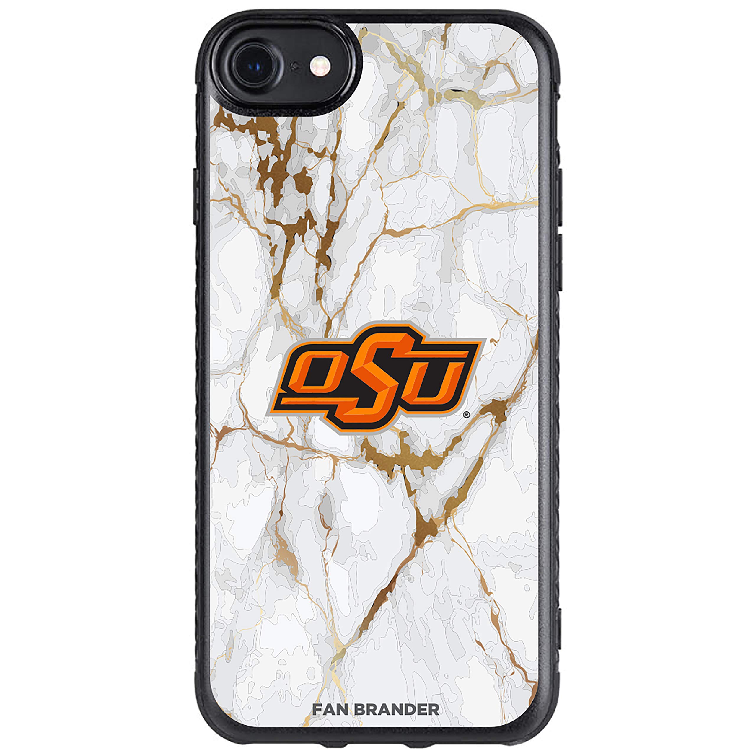 NCAA Phone Case with White Marble Design - Compatible with Apple iPhone - Durable Protective Cover for Sports Fans & School Spirit - Perfect for Game Day, Campus Life & Everyday Use