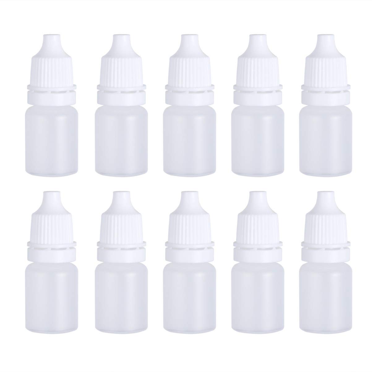 DOITOOL 30Pcs 5ML Empty Plastic Squeeze Bottles with Childproof Cap - Refillable Dropper Bottles for Essential Oils, Eye Drops, DIY Cosmetics & Travel Liquids | Perfect for Home, Salon & On-the-Go Use