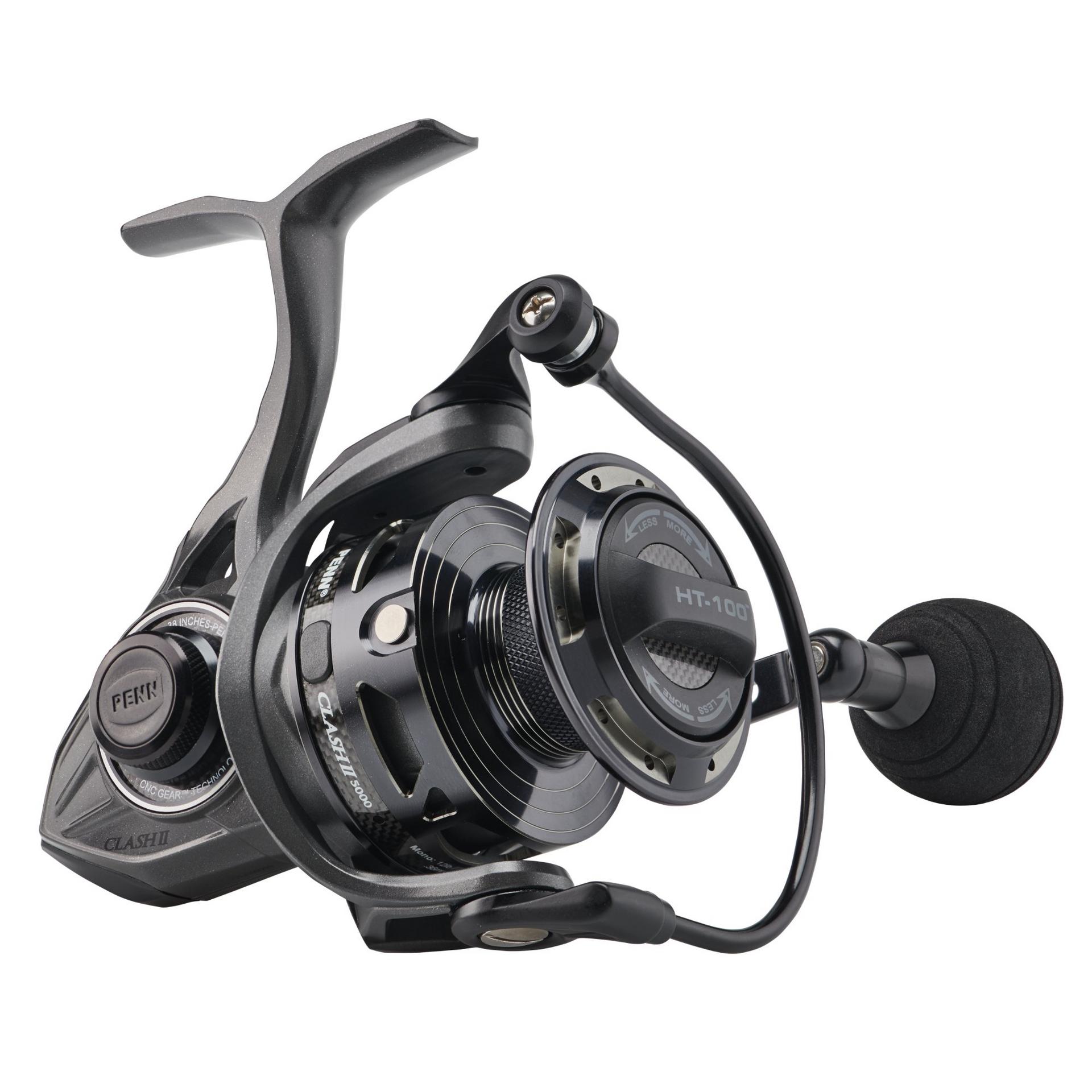 Clash™ II Spinning Fishing Reel - Lightweight Saltwater & Freshwater Fishing Gear for Bass, Trout, and Walleye | Perfect for Shore Fishing, Boat Fishing, and Ice Fishing Adventures