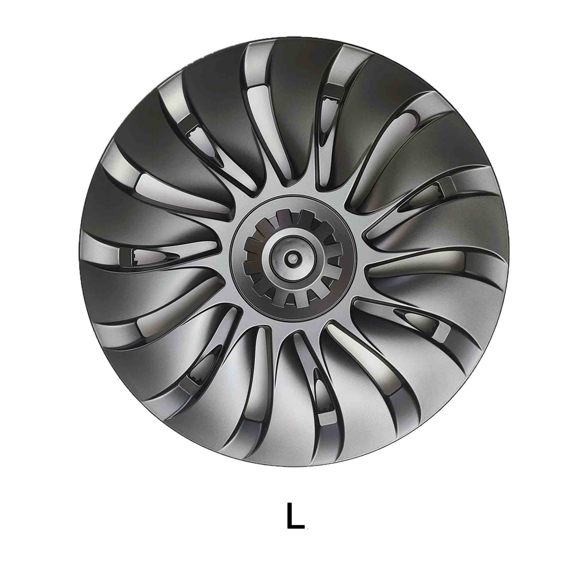 1 Pcs Uberturbine Wheel Covers for Tesla Model Y 19'' Gemini Wheels - Premium Hubcaps for Enhanced Style & Protection - Perfect for Road Trips & Daily Commutes