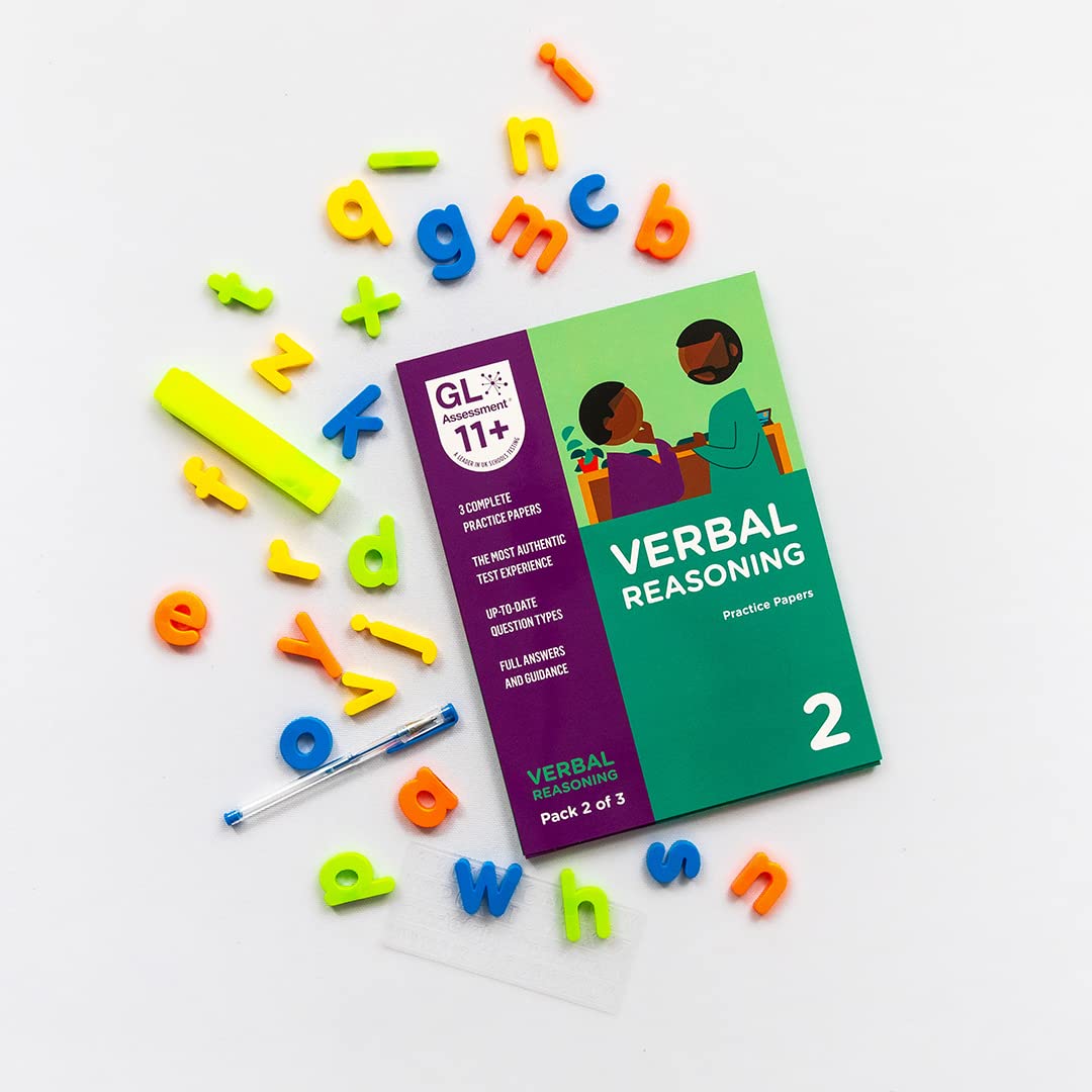 GL Assessment 11 Plus Verbal Reasoning Practice Papers 2024 | Pack 2 with 3 Full Tests, Answers & Expert Guidance | UK 11+ Exam Prep for Grammar & Selective Schools