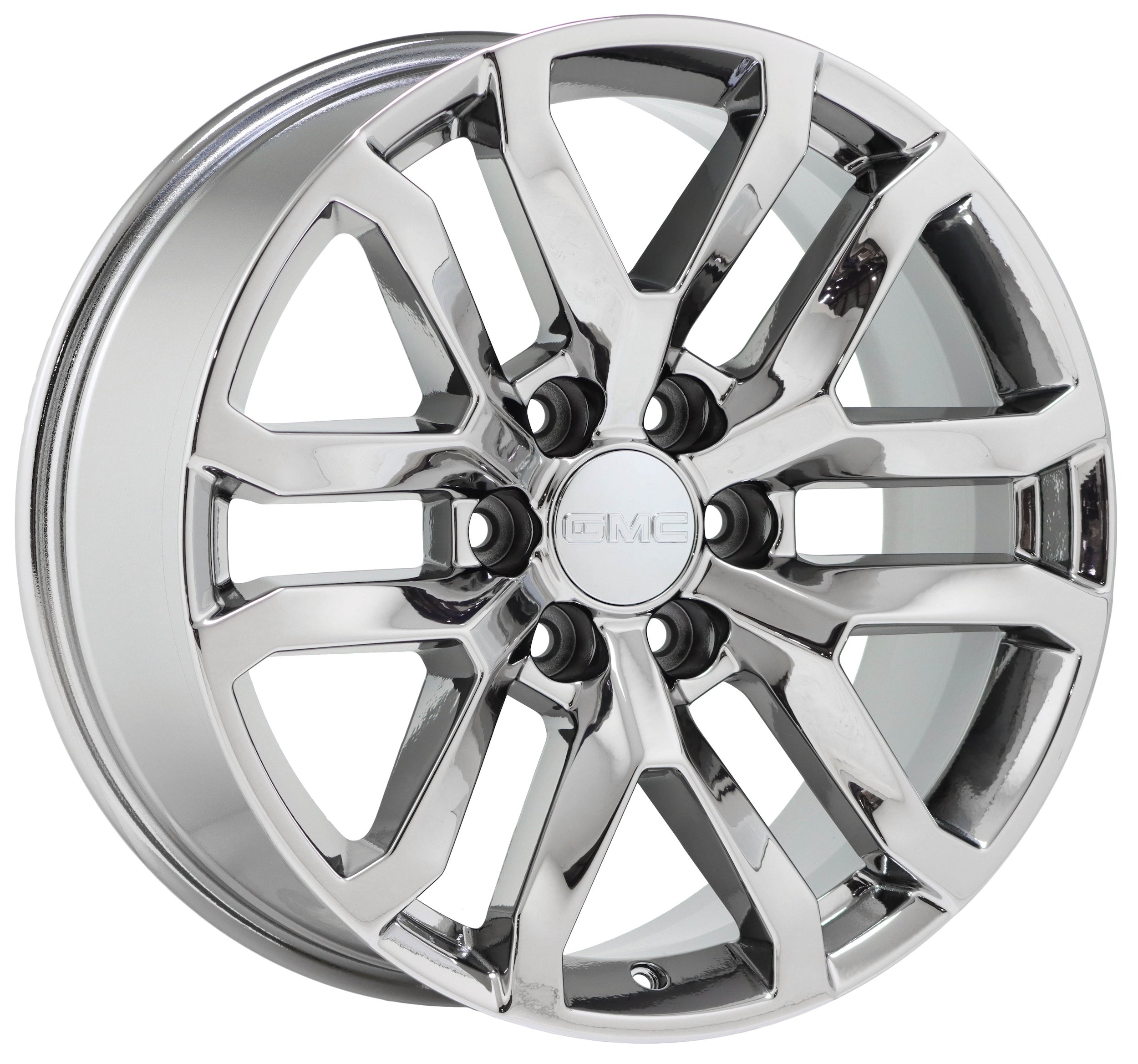 20 GMC Sierra Yukon 1500 Bright Chrome Wheels Rims - Factory OEM Set 5924 | Premium Replacement for Off-Roading, Towing & Daily Driving