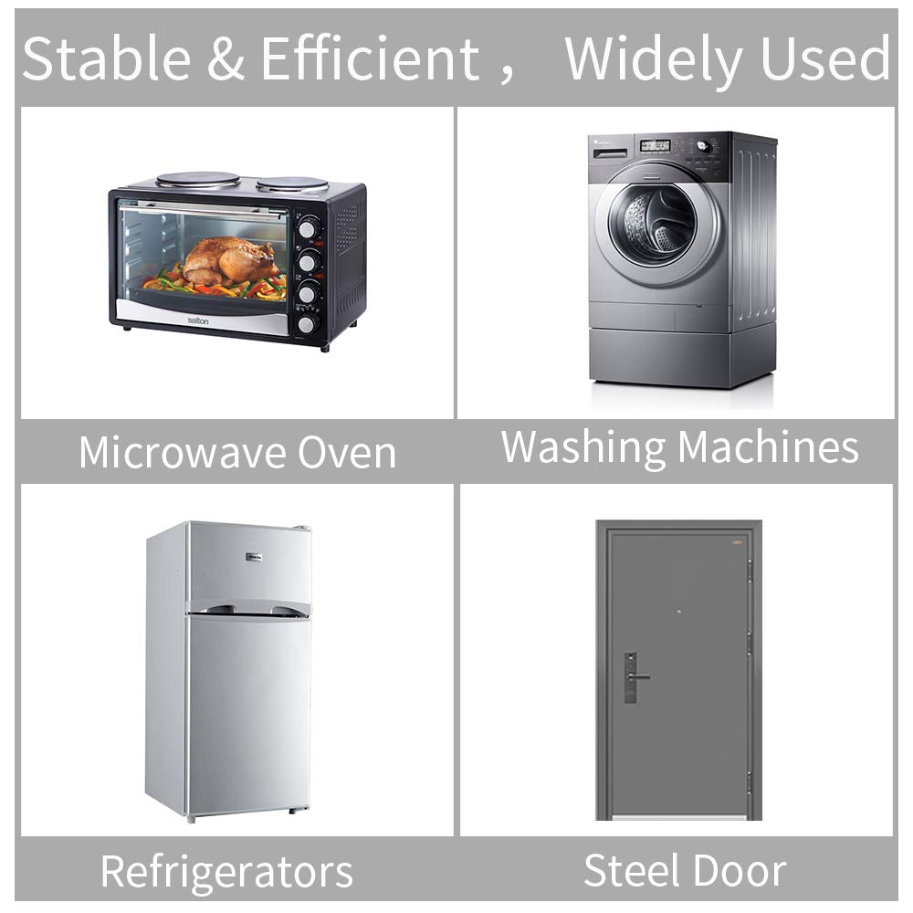 Stainless Steel Magnetic Paper Towel Holder for Refrigerator - Strong Kitchen Towel Rack with No Drilling Needed - Multi-Purpose Use in Kitchen, Bathroom, Office (White, Medium Size) | Perfect for Organizing Sponges, Cloths & Cleaning Supplies