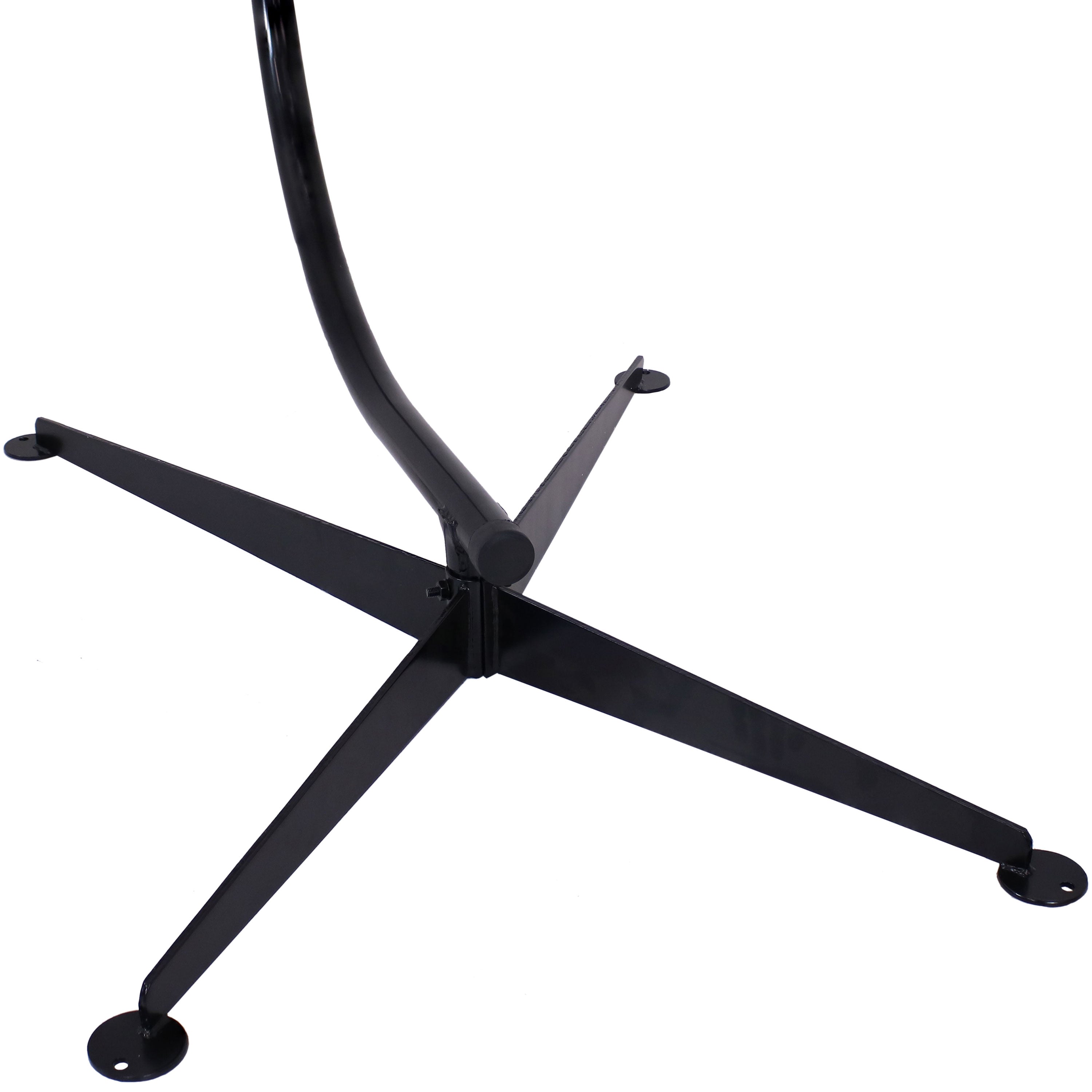 Sunnydaze Heavy Duty Hanging C Stand for Hammock Chair Swing - Outdoor Patio, Garden, Backyard Relaxation & Yoga Accessory