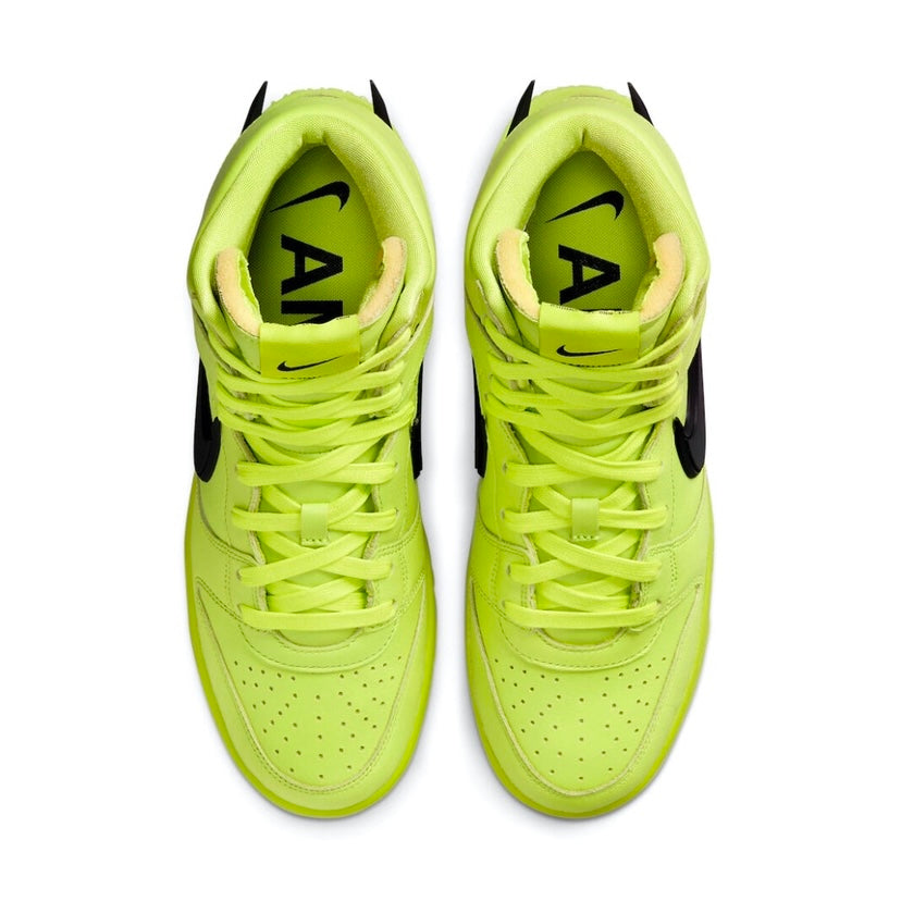 Nike x Ambush Dunk High Sneakers - Atomic Green, Black & Flash Lime Colorway | Men's & Women's Basketball Shoes for Streetwear & Casual Wear
