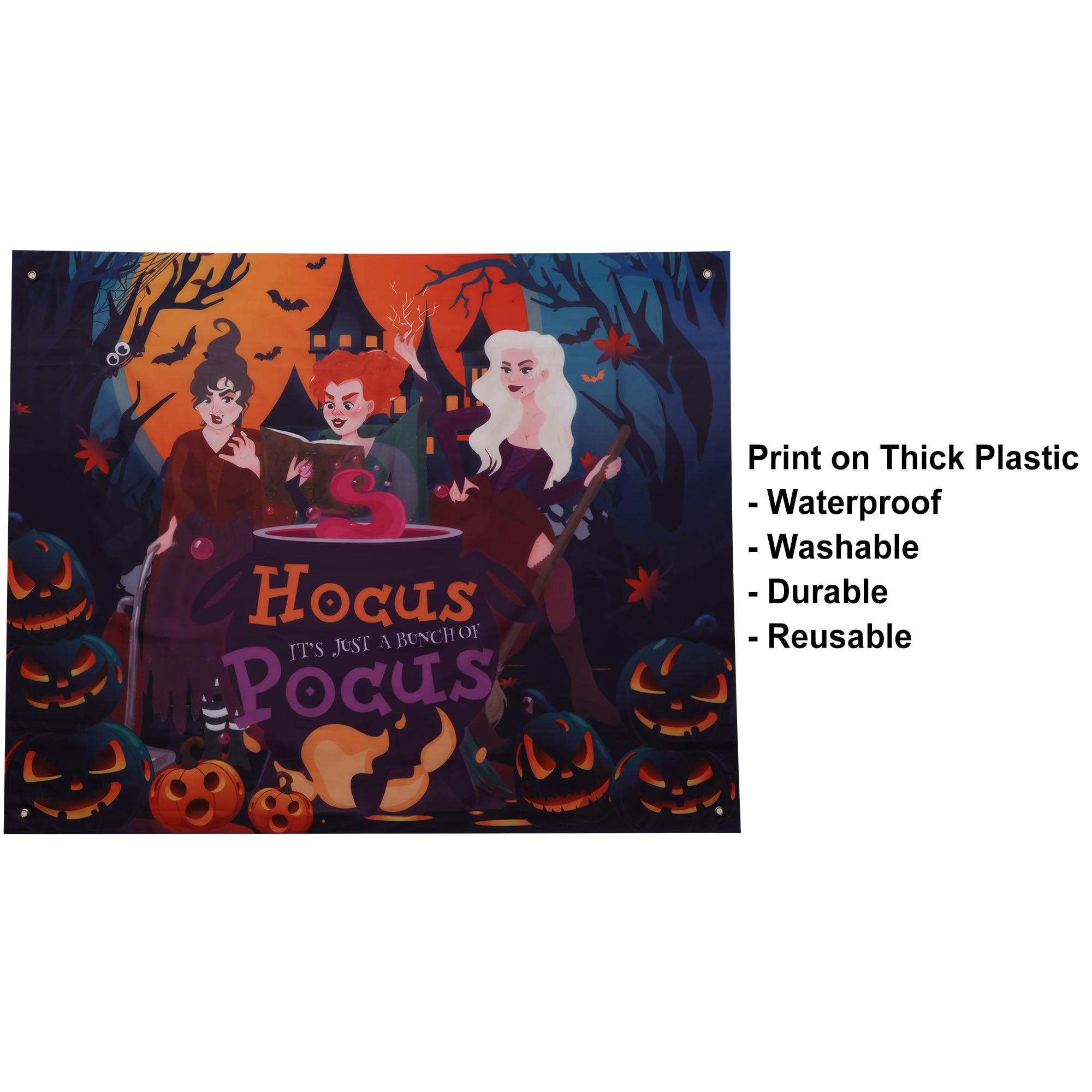 Halloween Car Decorations Kit - SUV Banner & Waterproof Archway for Outdoor Party