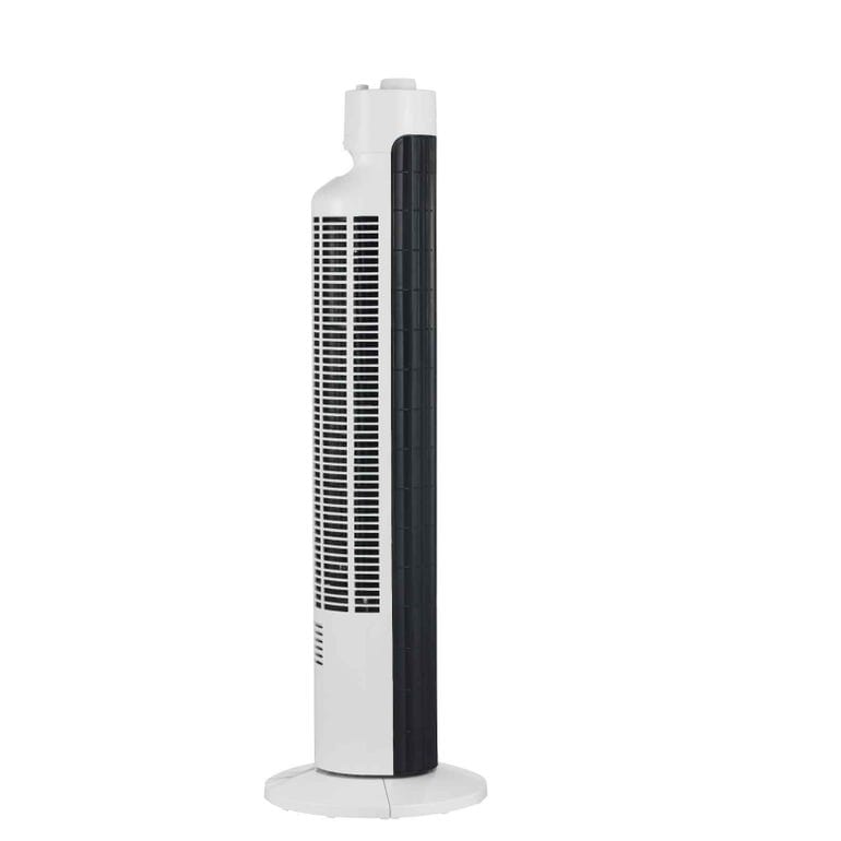 Cornell CTFS50WH 30-Inch Tower Fan with Handle - Quiet Oscillating Cooling Fan for Home, Office & Bedroom - Energy Efficient Air Circulator for Summer & Hot Weather