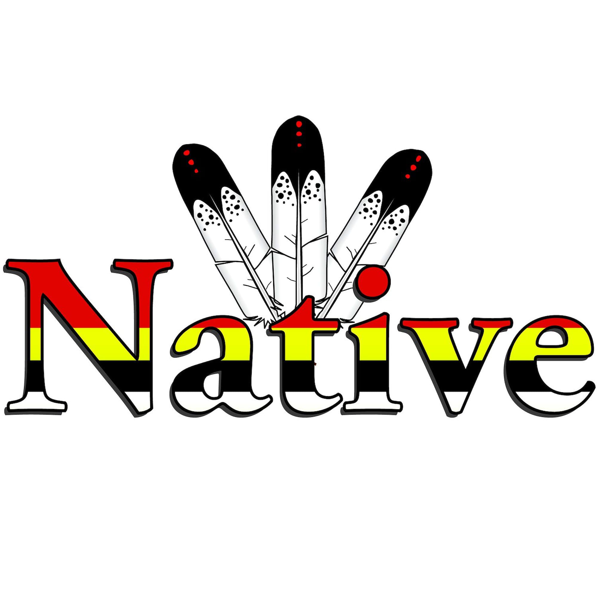 Native American Eagle Feathers Sticker - Waterproof Car Decal & Bumper Sticker for Cars, Laptops, Windows | Patriotic Tribal Design for Outdoor Use