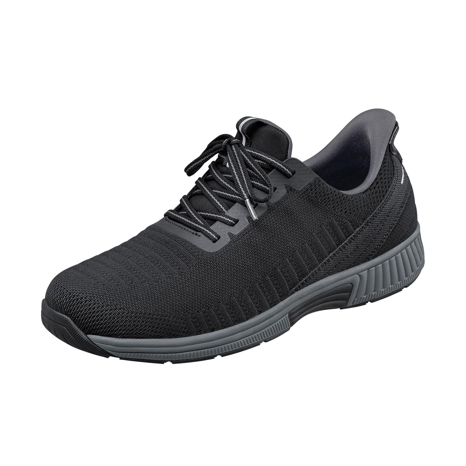 Orthofeet Men's Hands-Free Slip-On Sneakers - Orthopedic Support Knit Shoes for Plantar Fasciitis & Foot Pain Relief - Perfect for Walking, Travel & Everyday Comfort